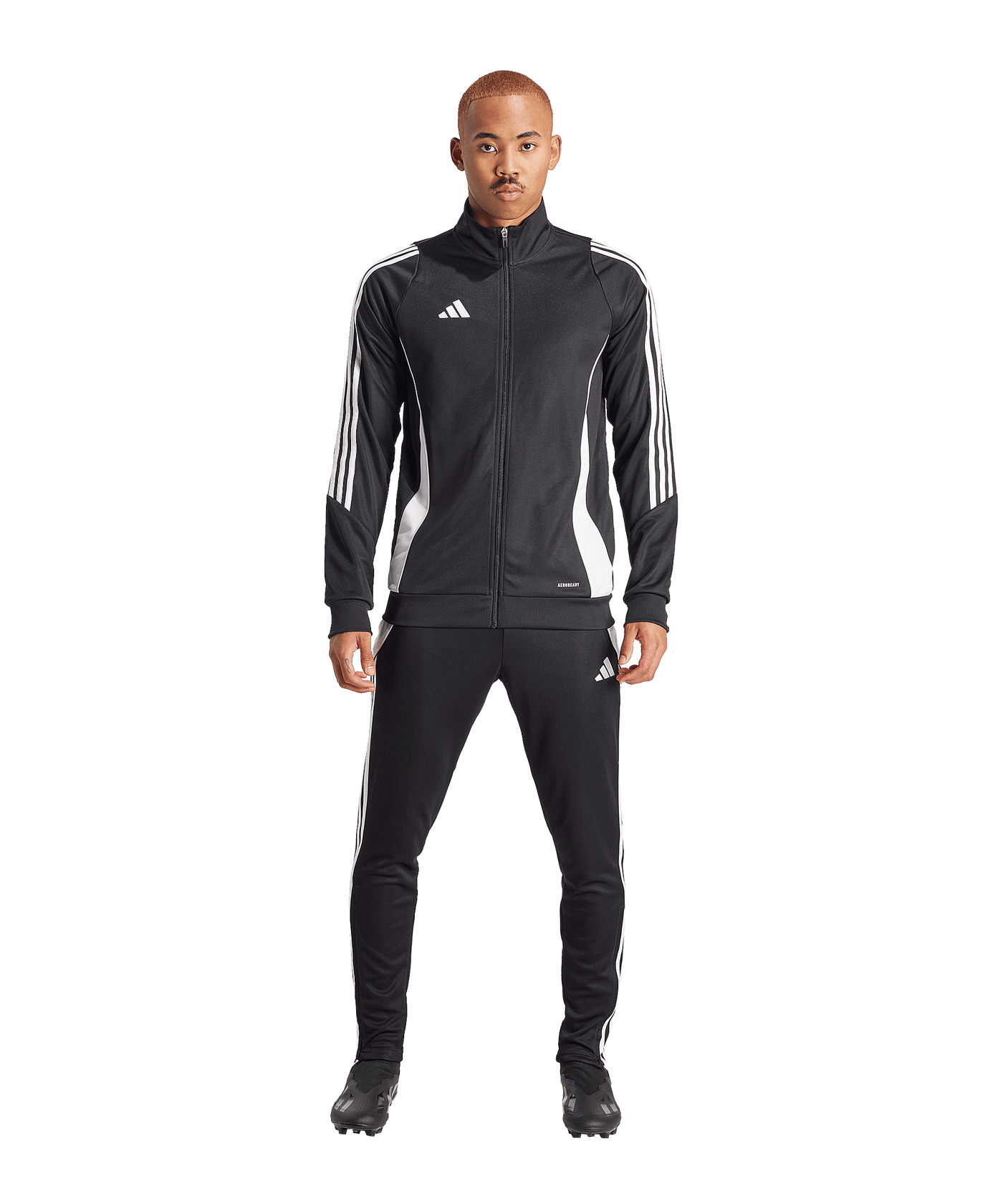 adidas Tiro 24 Trainingsjacke Schwarz Weiss - schwarz