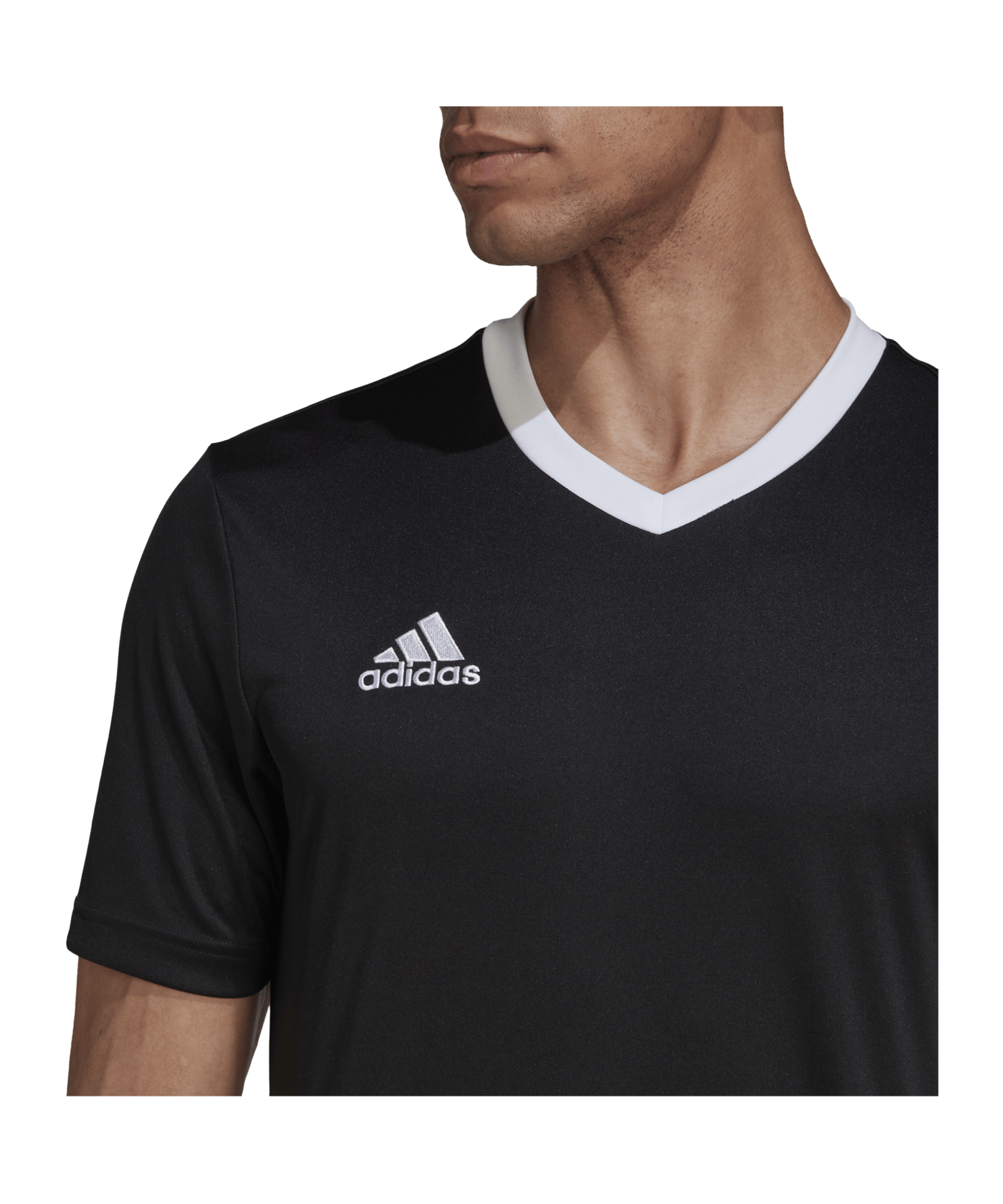 adidas Entrada 22 Trikot Schwarz Weiss - schwarz