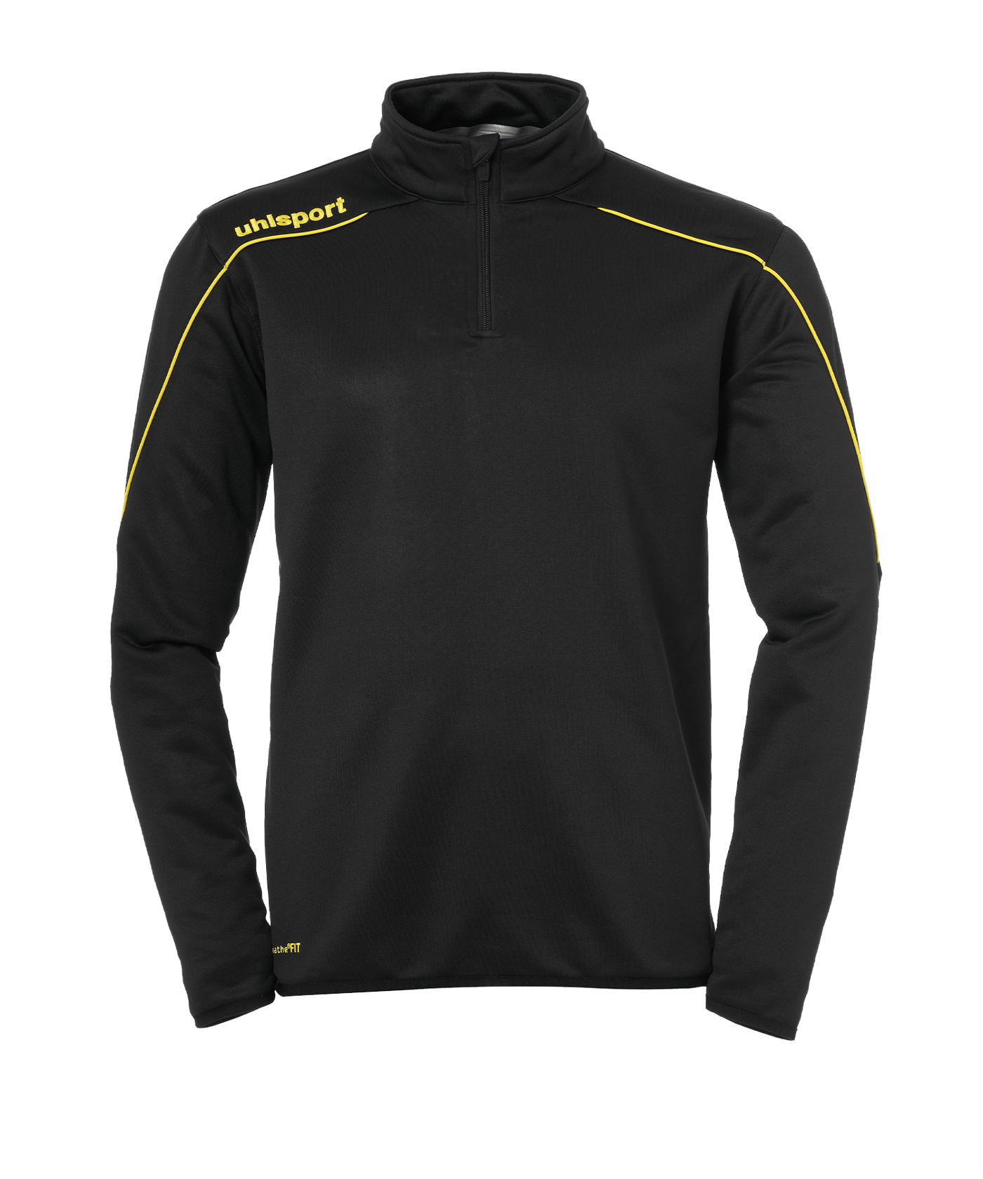 uhlsport Stream 22 Ziptop Schwarz Gelb F23 - schwarz