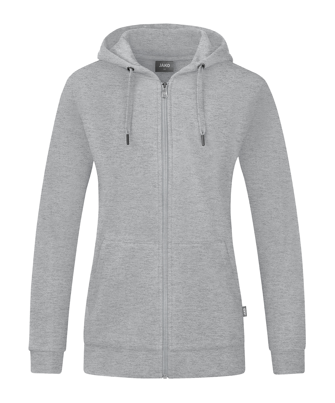 Jako Organic Kapuzenjacke Damen Grau F520 - grau