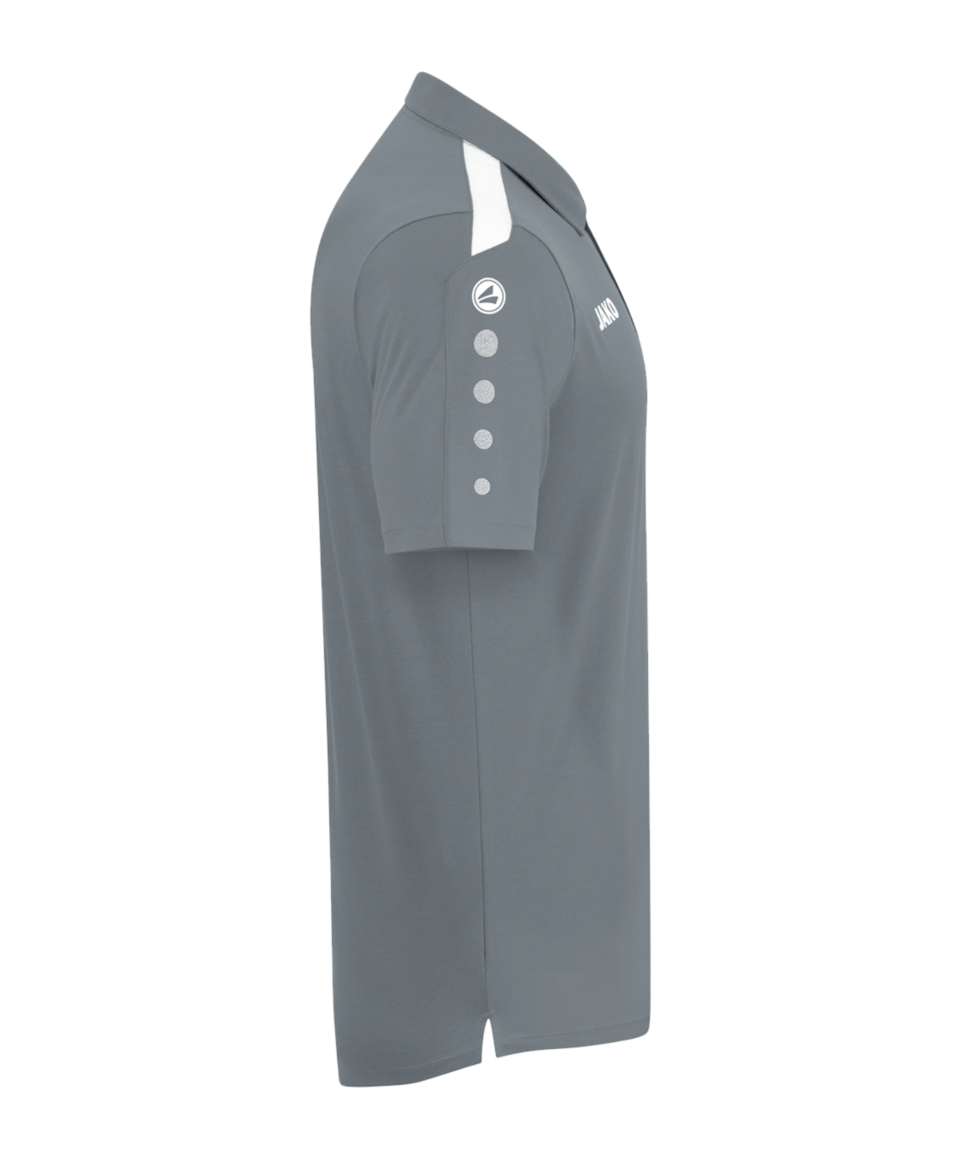 JAKO Power Poloshirt Grau Weiss F840 - grau