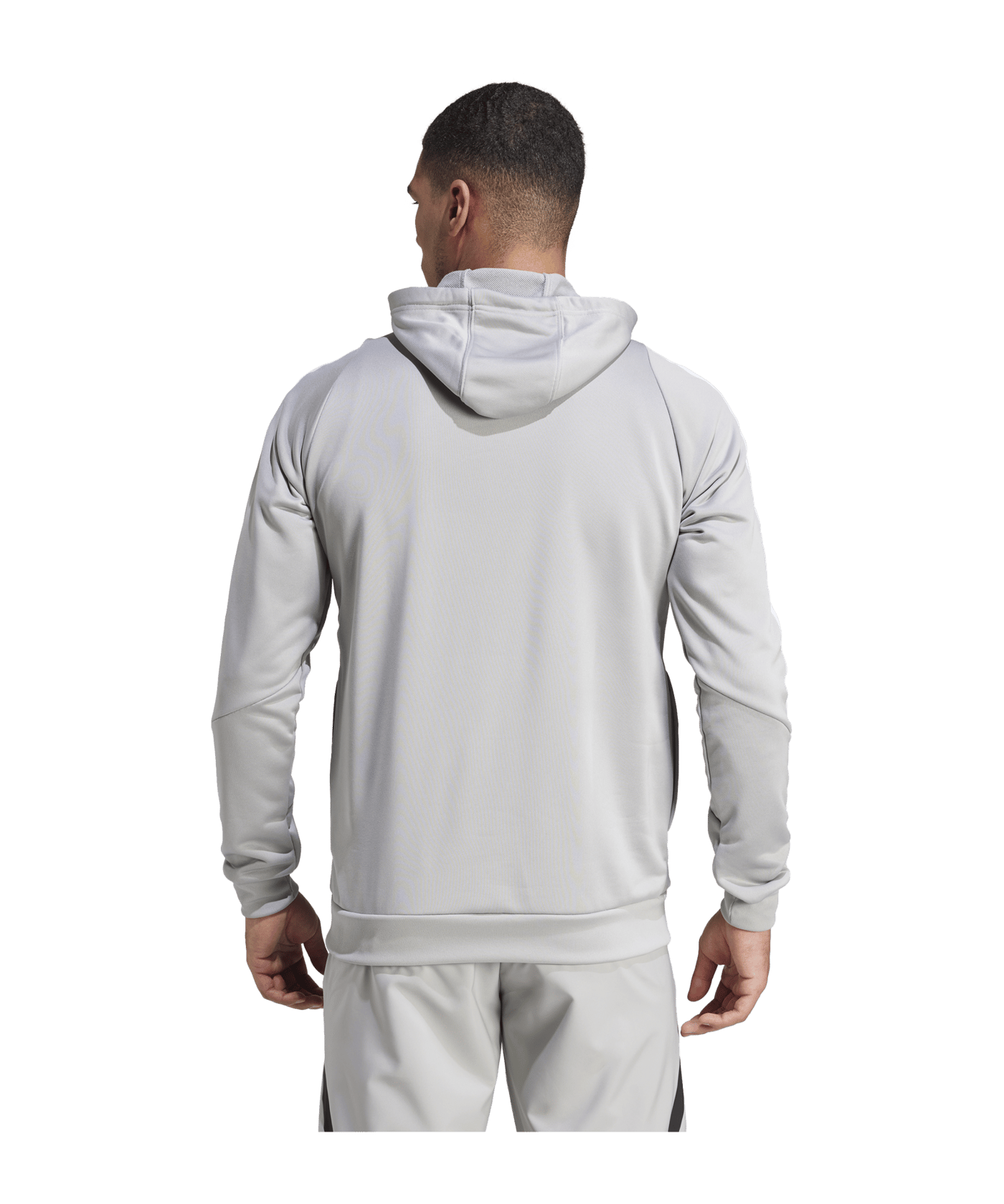 adidas Tiro 24 Training Hoody Grau Weiss - grau