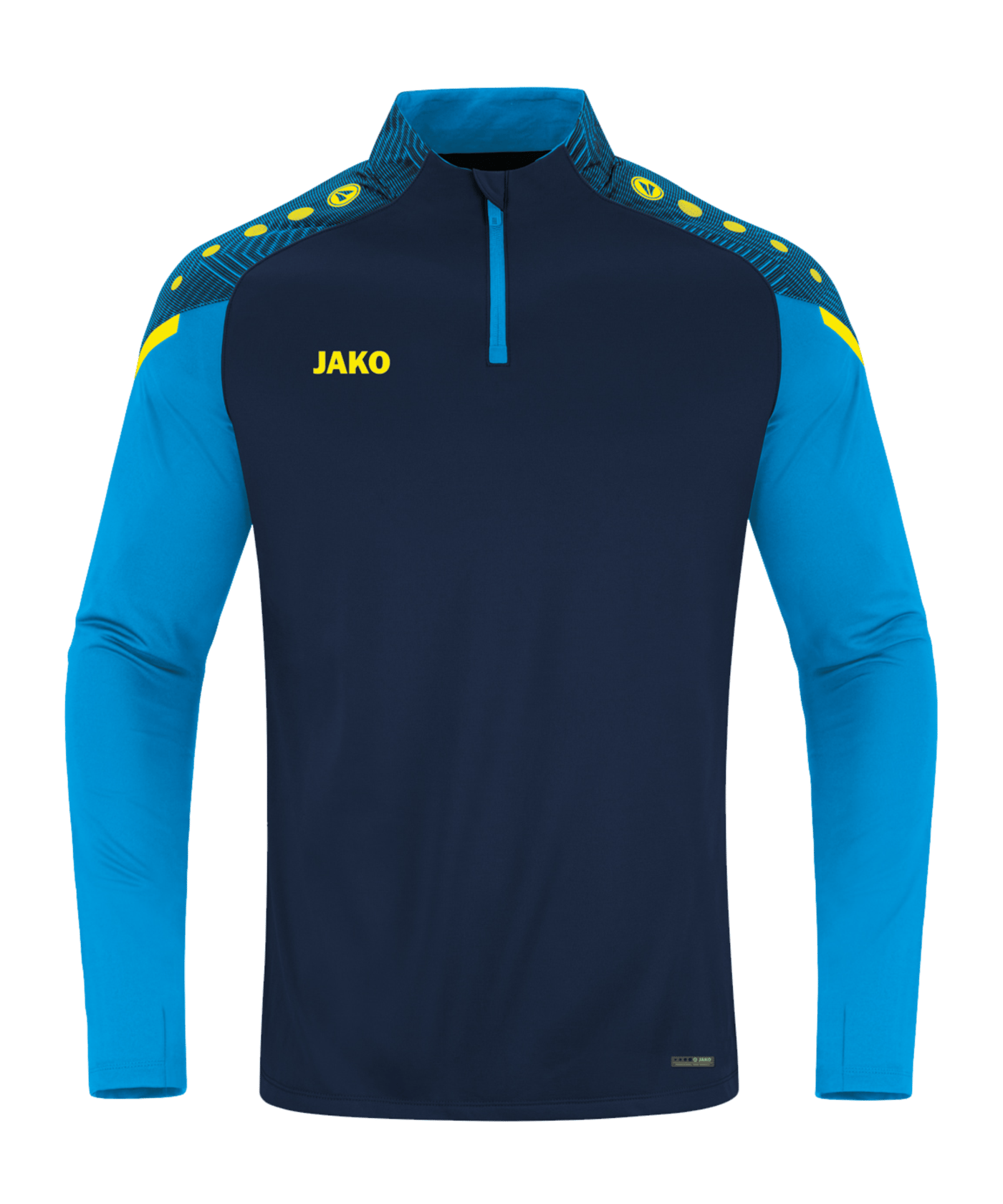 JAKO Performance HalfZip Sweatshirt Blau F908 - blau