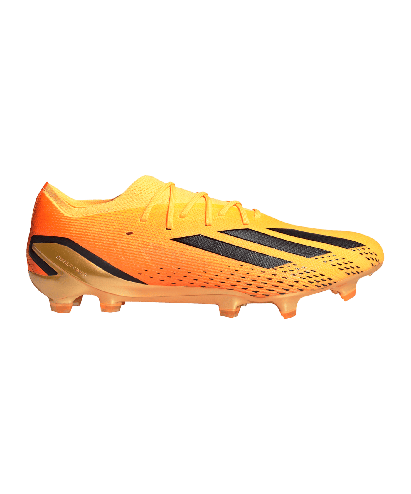 adidas X Speedportal.1 FG Heatspawn Orange Gold Schwarz - gold