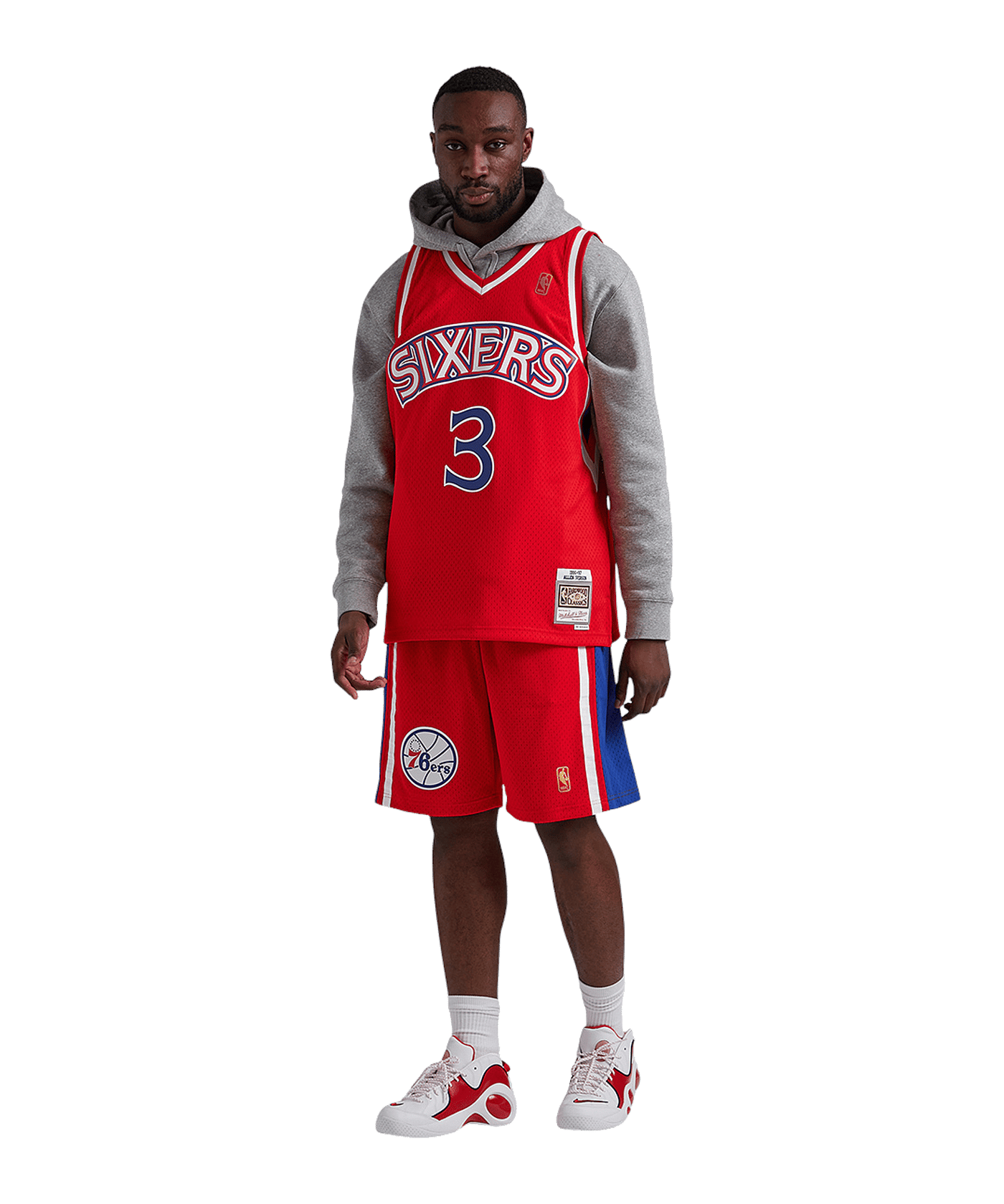 Mitchell and Ness NBA Philadelphia 76ers Short Rot - rot