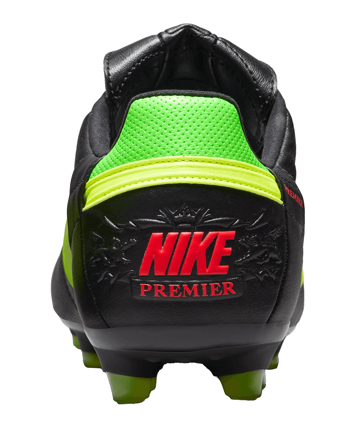Nike X 11teamsports Premier III Leather FG Schwarz Gelb Grün F008 - grau