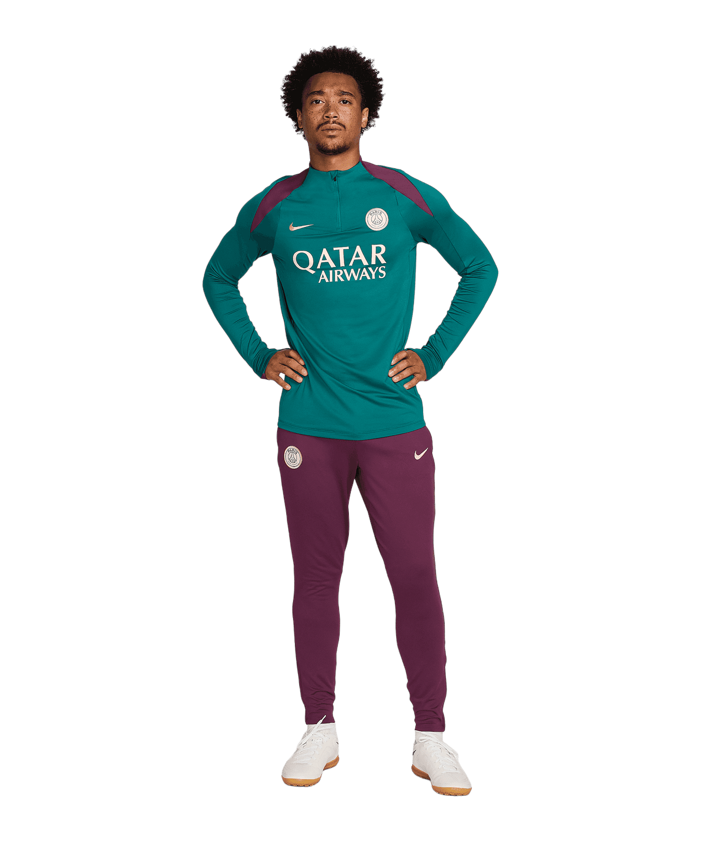 Nike Paris St. Germain Drill Top Grün F382 - gruen