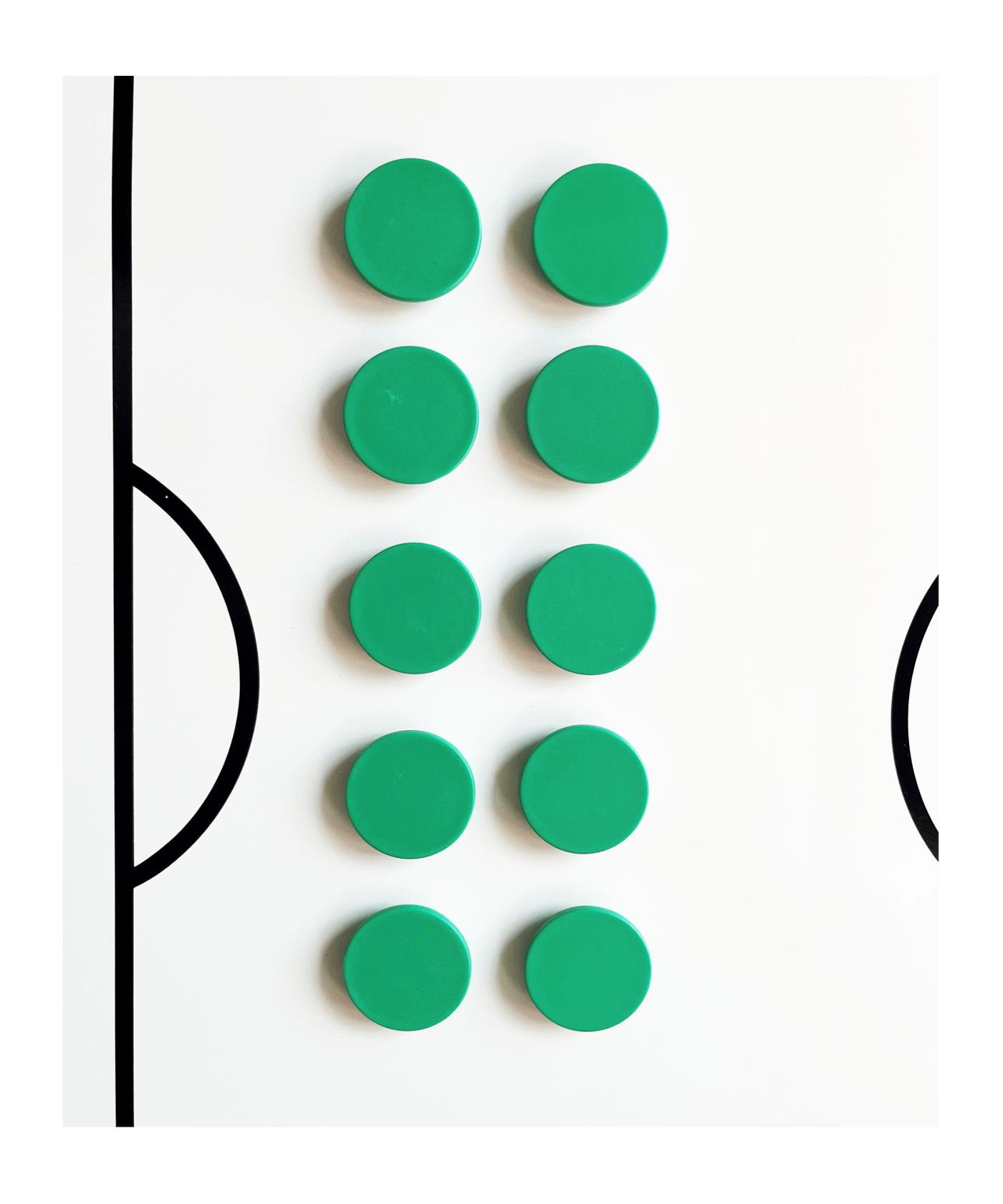 Cawila PRO Rundmagnet 10er Set 30mm Grün - gruen