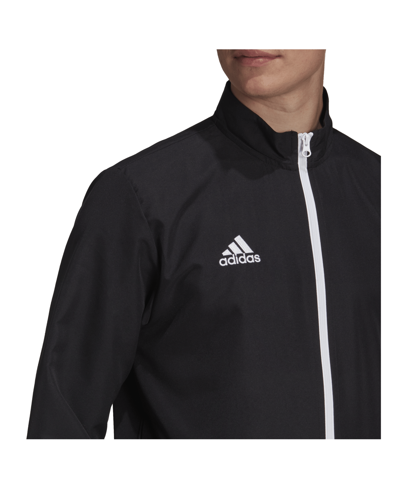 adidas Entrada 22 Präsentationsjacke | Schwarz - schwarz