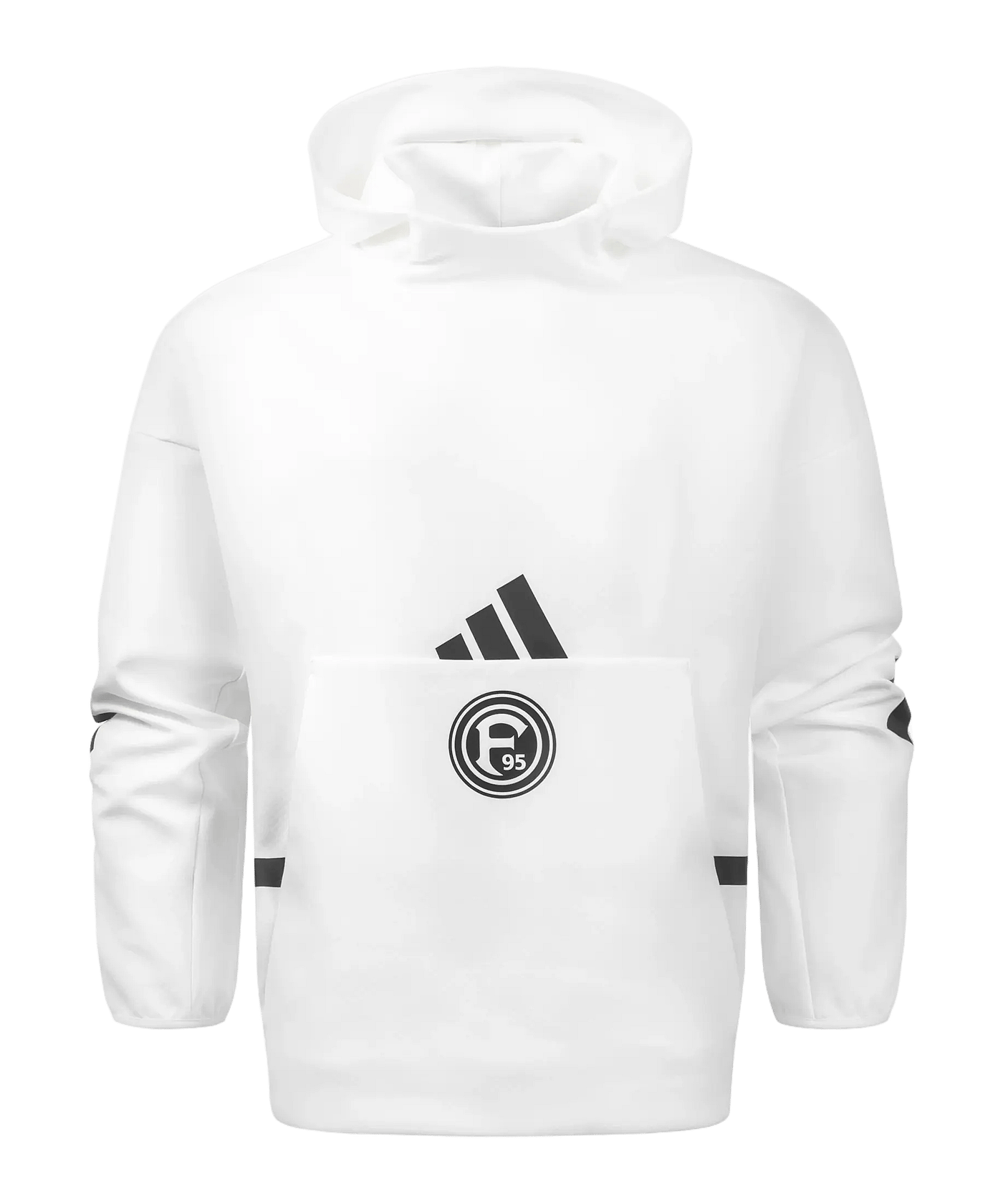 adidas Fortuna Düsseldorf Heinrich-Heine-Allee Hoody Weiß - weiss