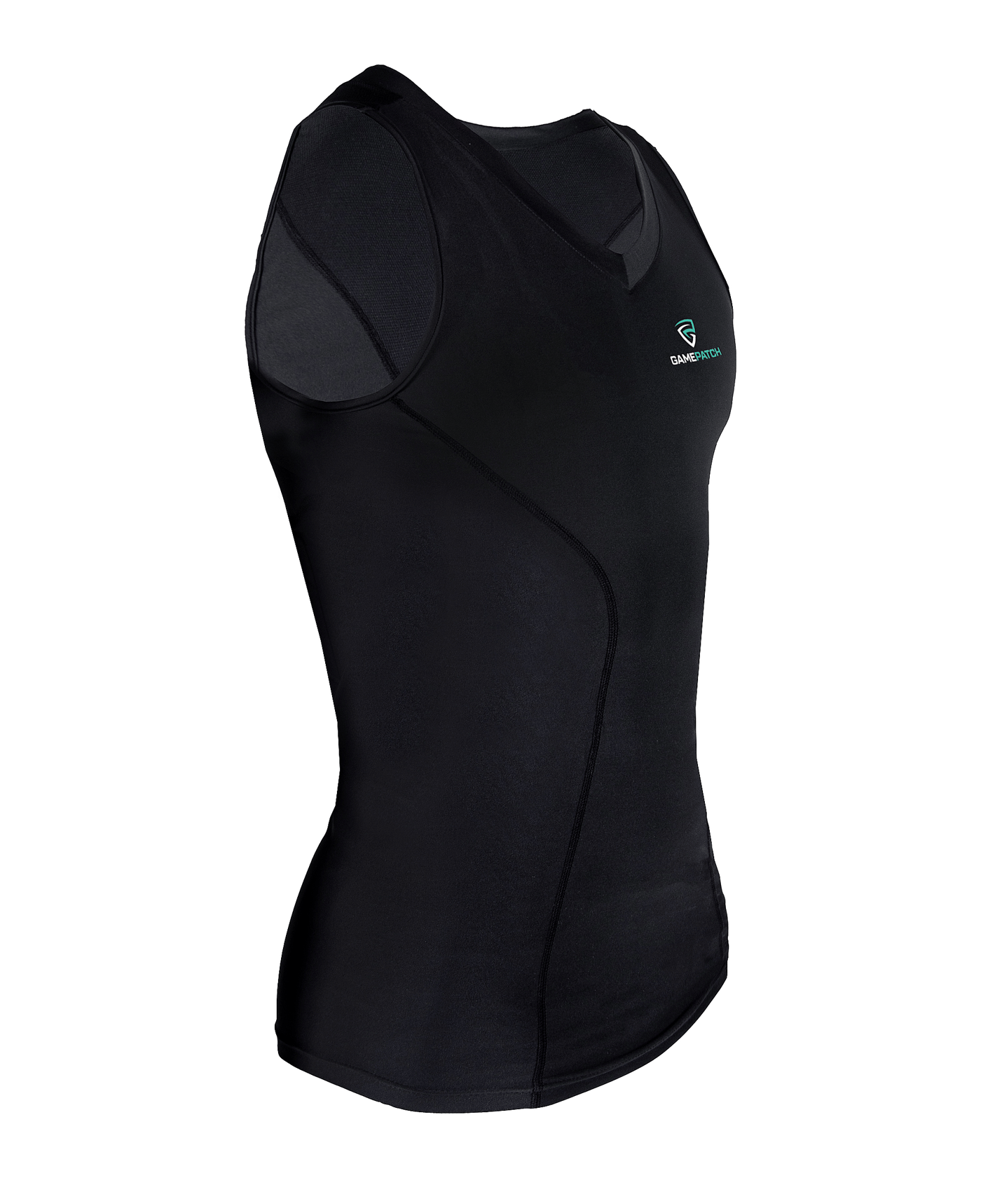 Gamepatch Compressishirt Hemd Schwarz - schwarz