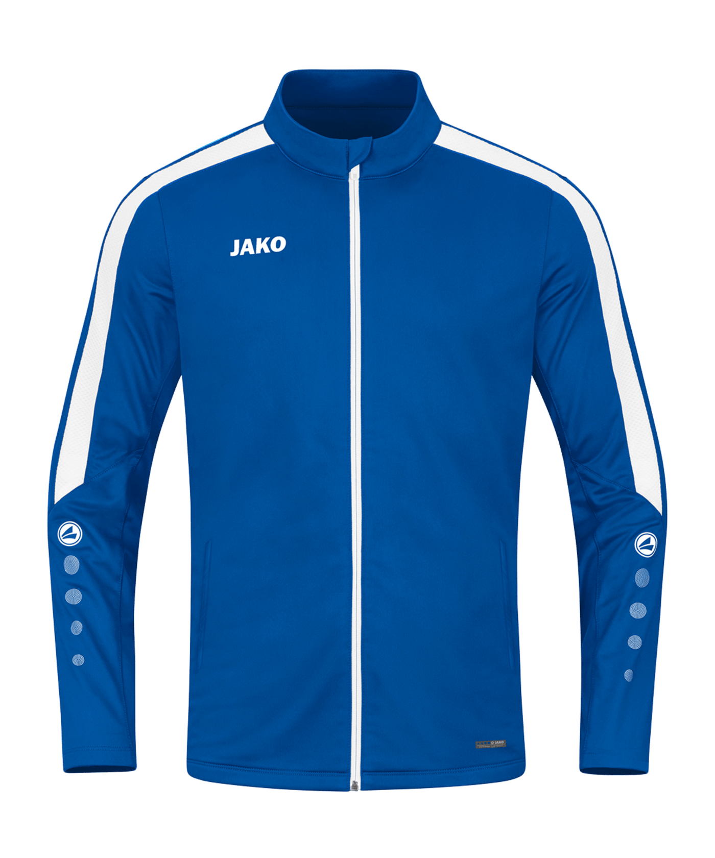 JAKO Power Polyesterjacke Blau Weiss F400 - blau