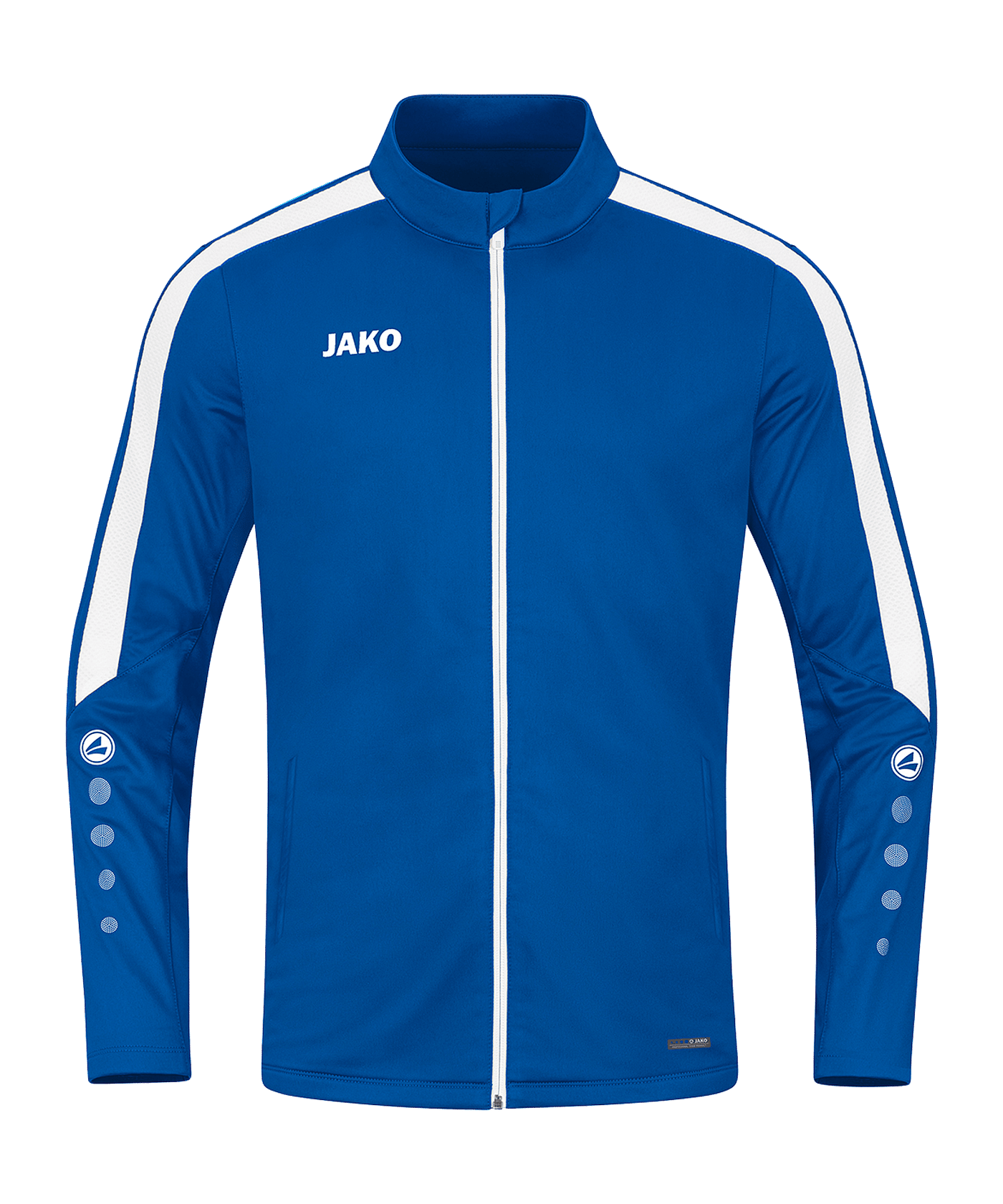 JAKO Power Polyesterjacke Blau Weiss F400 - blau