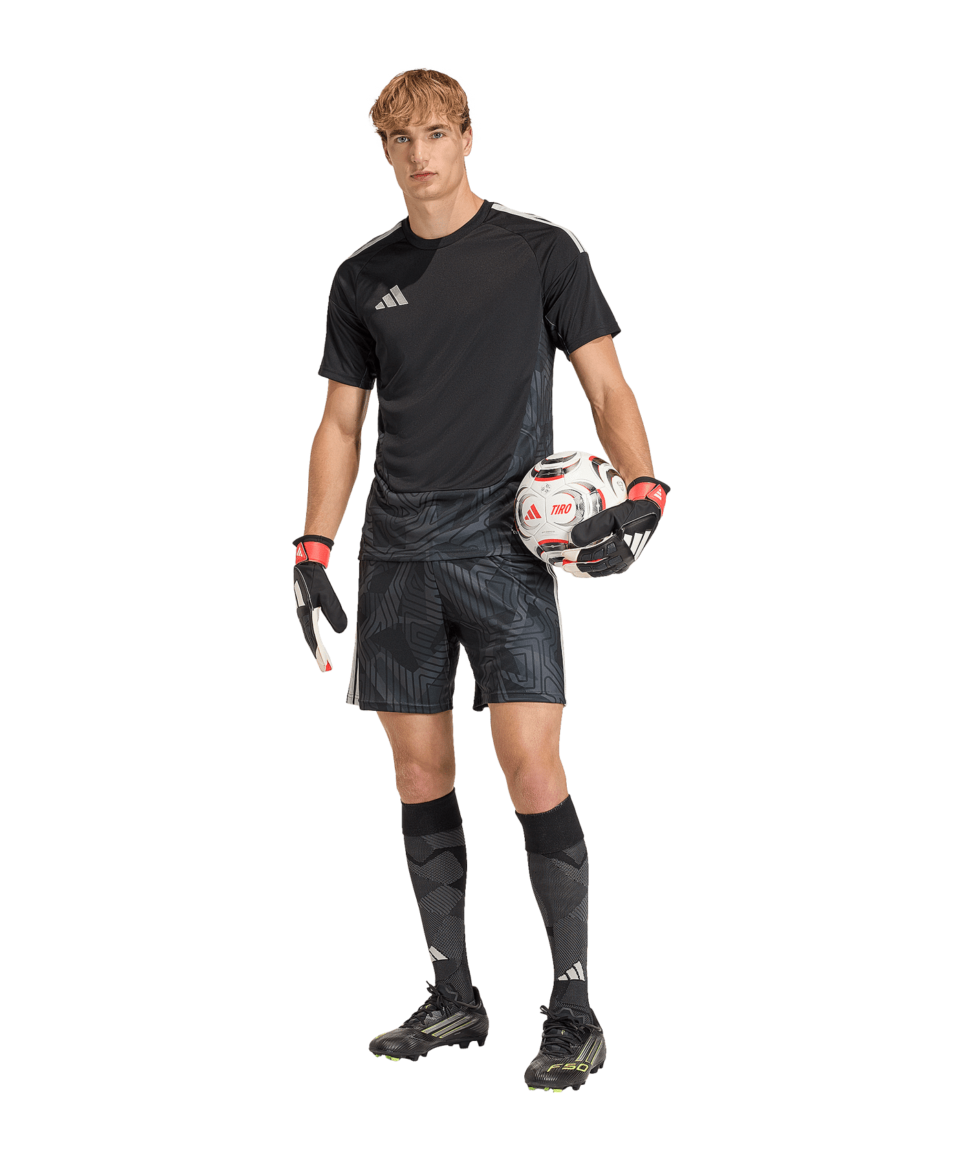 adidas Tiro 26 Torwarttrikot Langarm Schwarz - schwarz