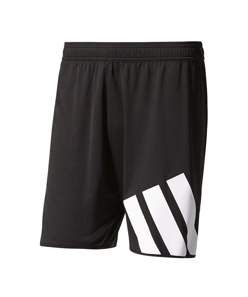 adidas tanis shorts black/white - schwarz