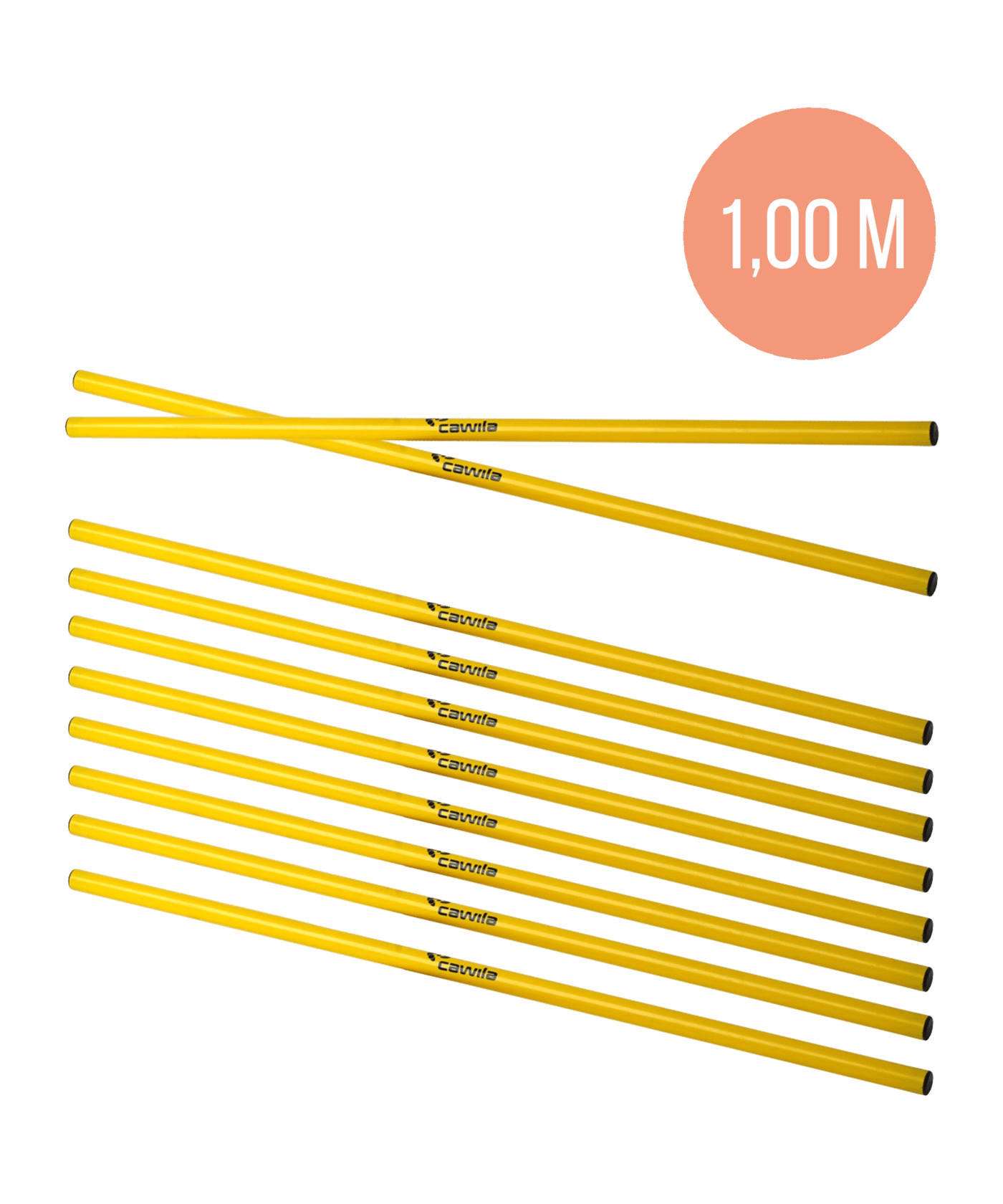 Cawila Trainingsstange M | 1,00m | Ø 25mm | Gelb - gelb