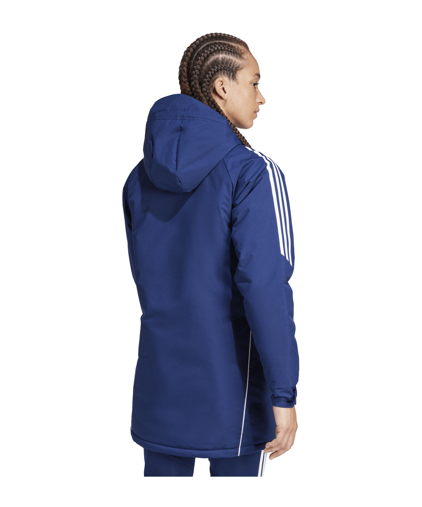 adidas Tiro 24 Winterjacke Damen Blau Weiss - blau