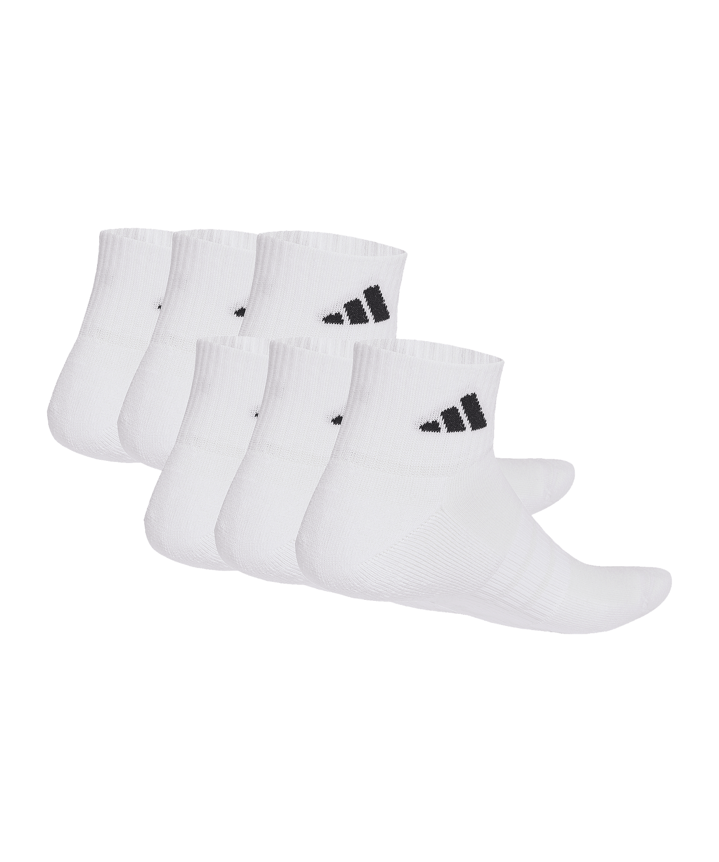 adidas Ankle 6er Pack Socken Weiß - weiss