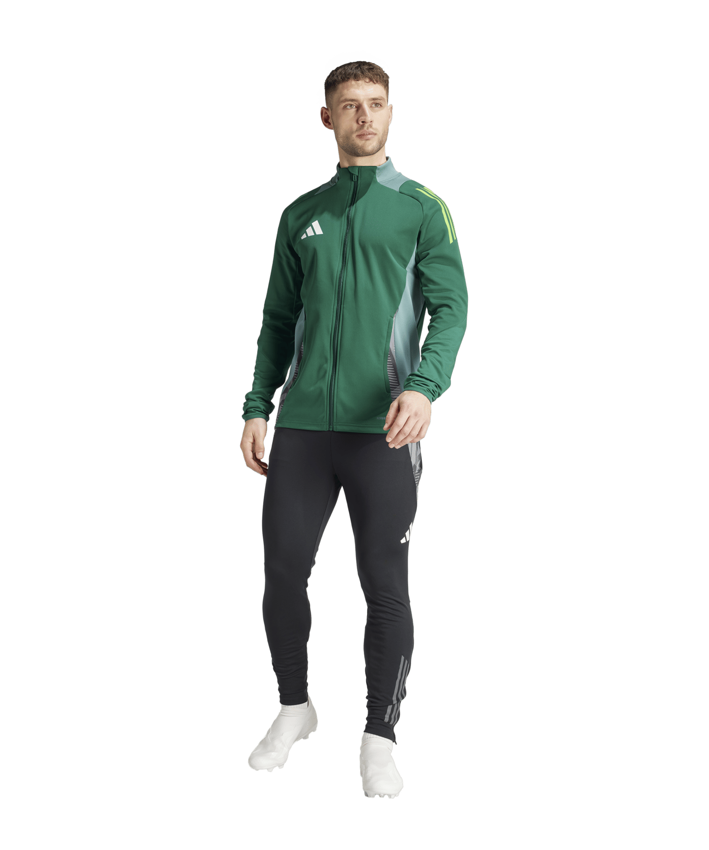 adidas Tiro 24 Competition Trainingsjacke Grün - gruen