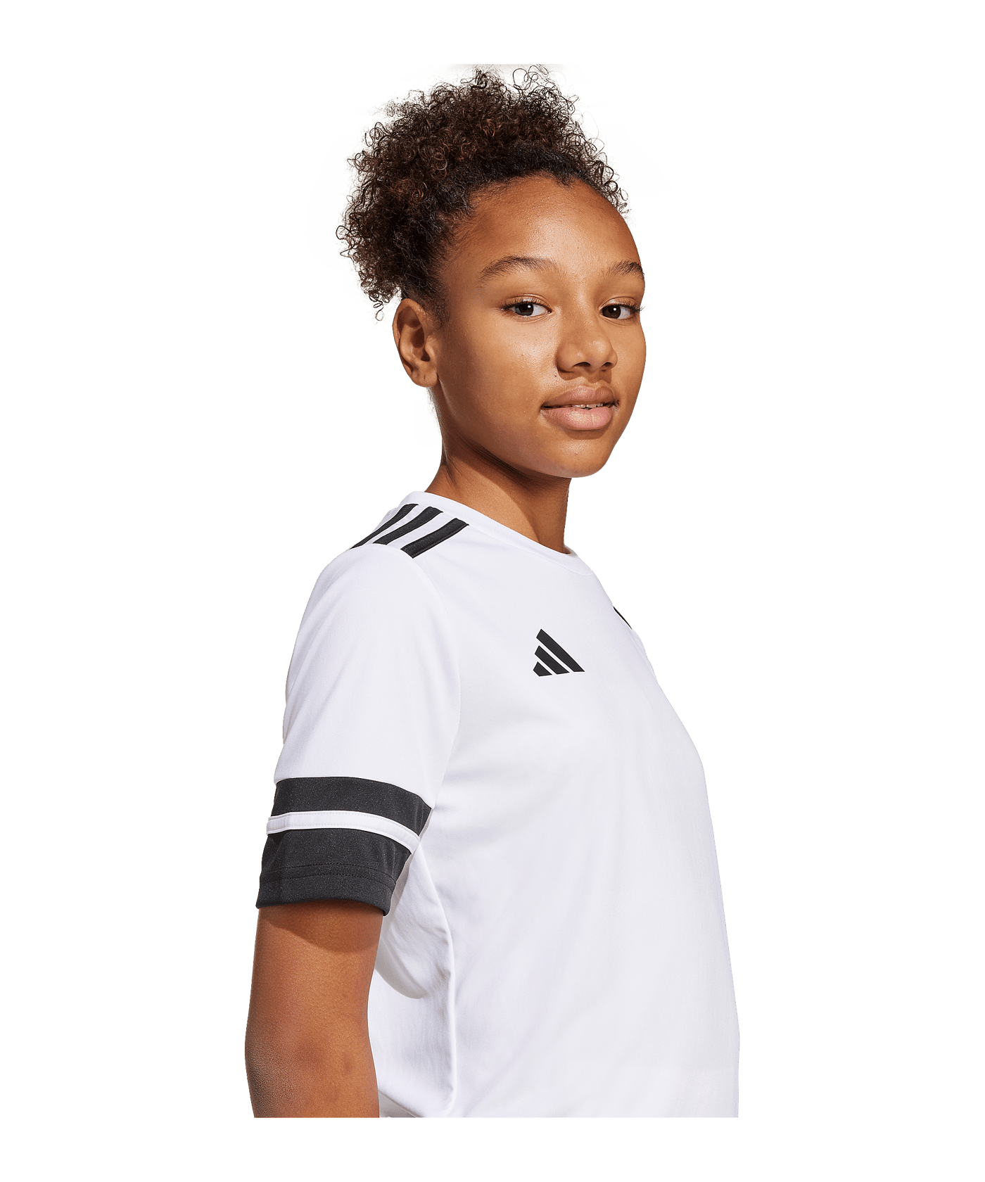 adidas Squadra 25 Trikot Kids Weiß Schwarz - weiss