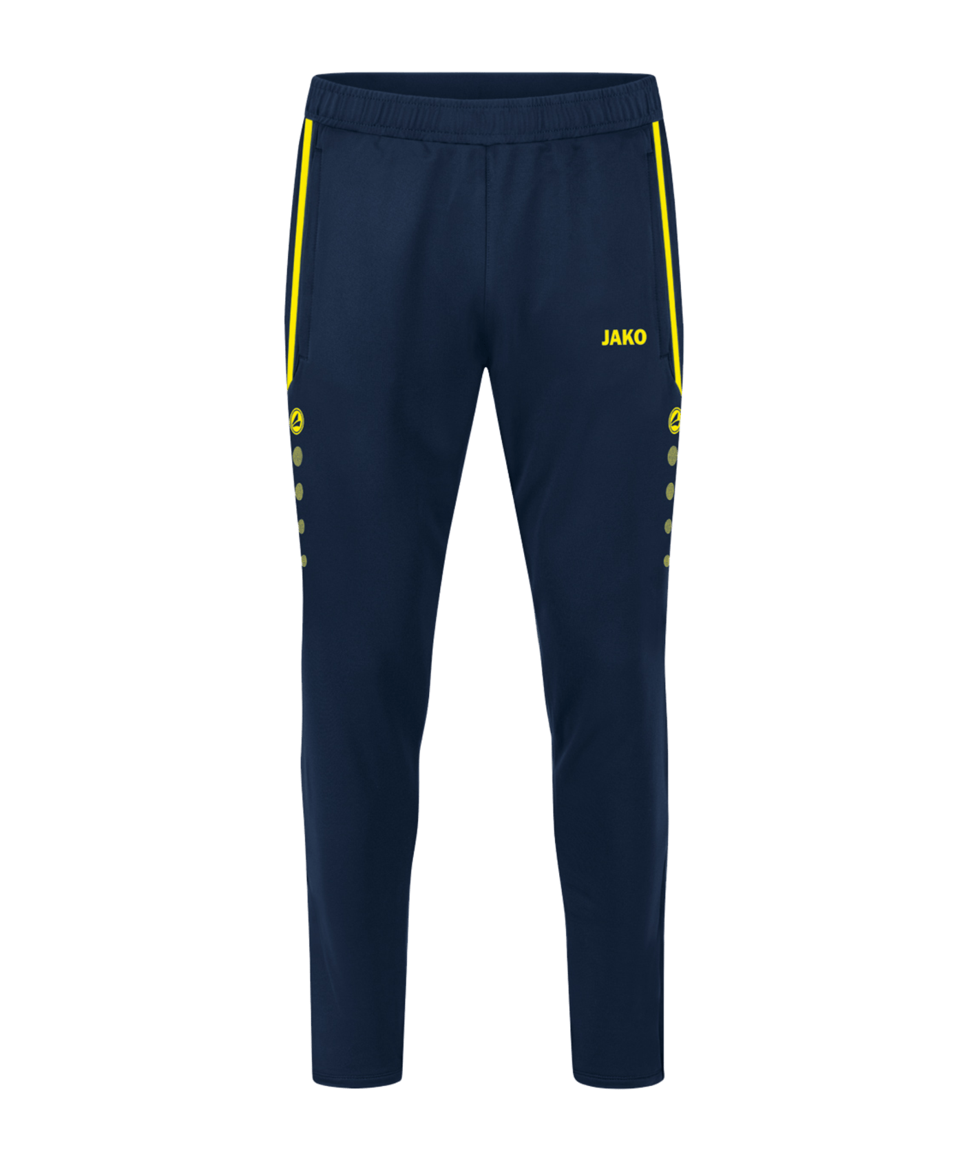 JAKO Allround Trainingshose Blau Gelb F904 - blau