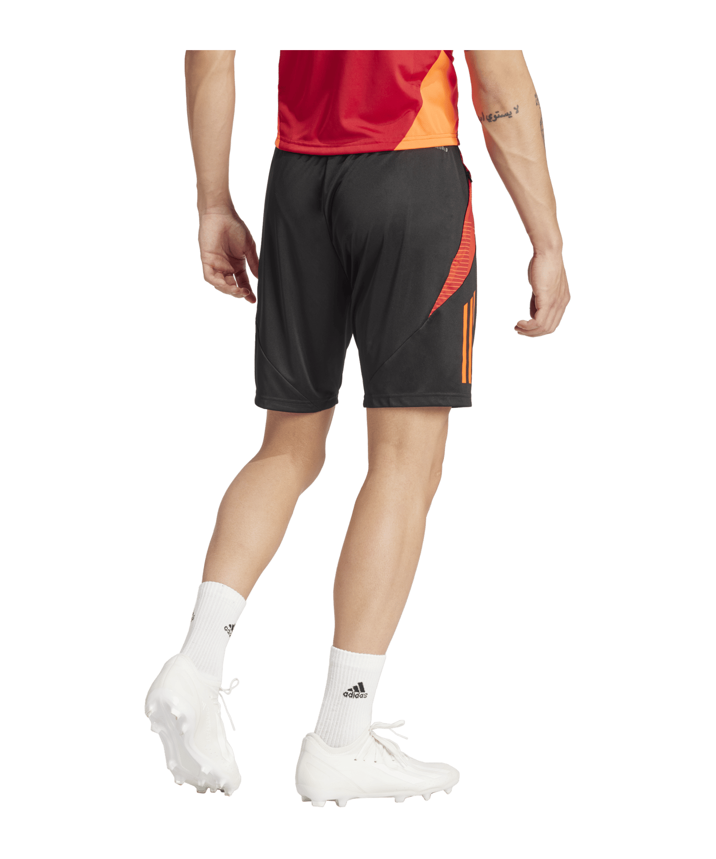 adidas Tiro 24 Competition Training Short Schwarz Rot - schwarz