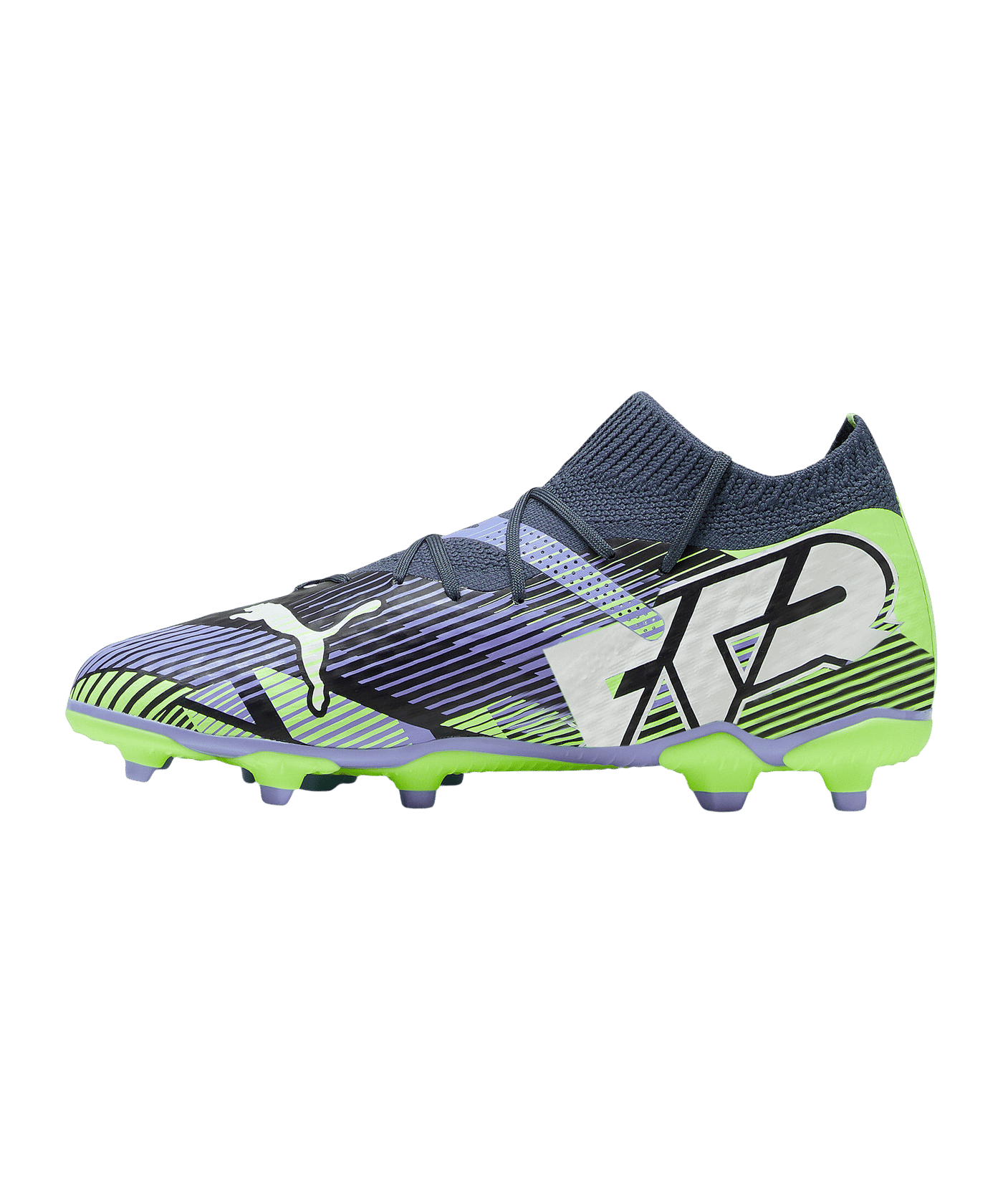 PUMA FUTURE 7 Pro FG/AG Lights Out Jr Kids Grau Weiss F03 - grau