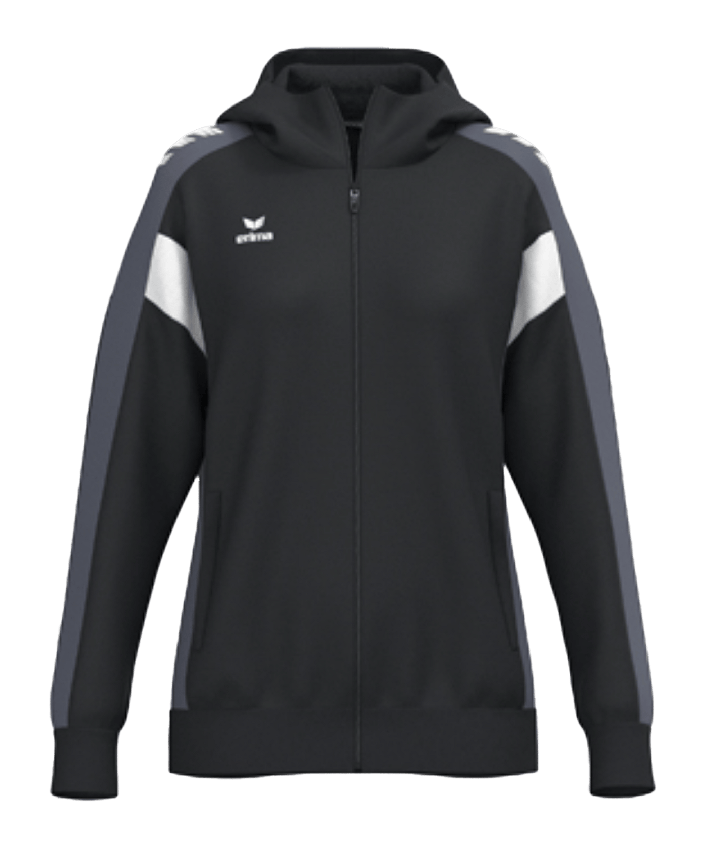 Erima Celebrate 125 Kapuzenjacke Damen Schwarz - schwarz