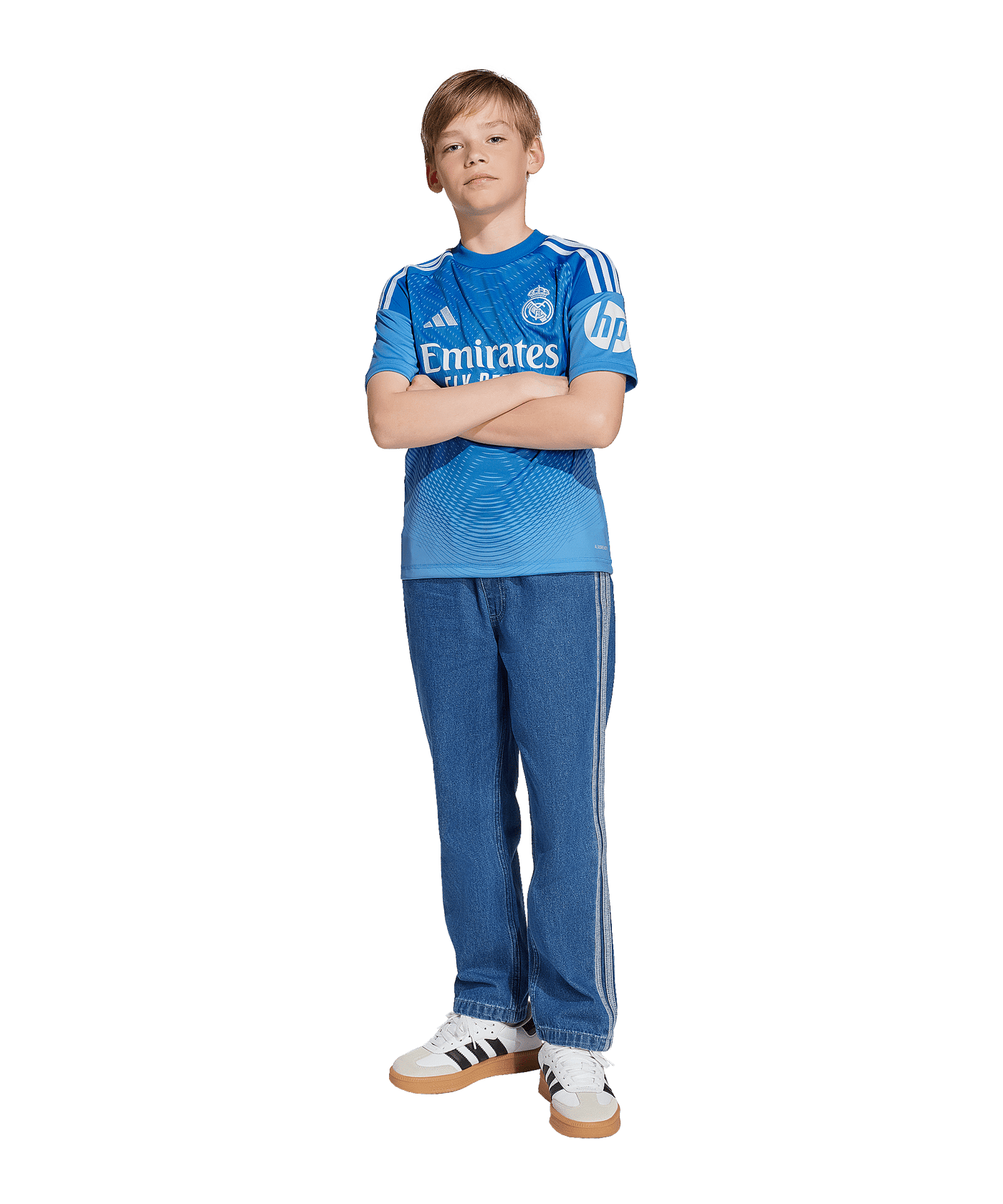 adidas Real Madrid Torwarttrikot Home 2025/2026 Kids Blau - blau