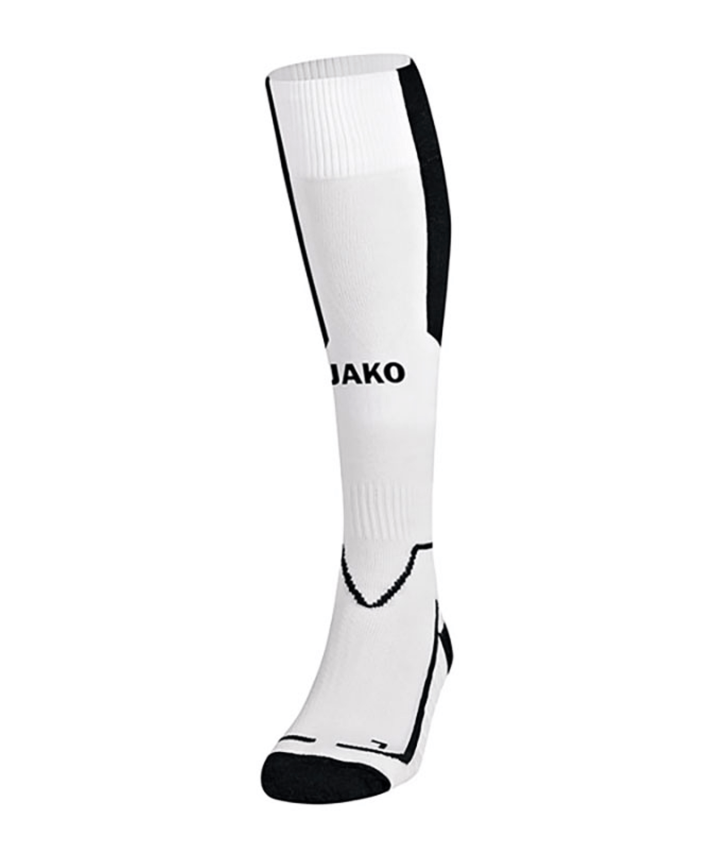 JAKO Lazio Stutzenstrumpf Weiss Schwarz F00 - weiss