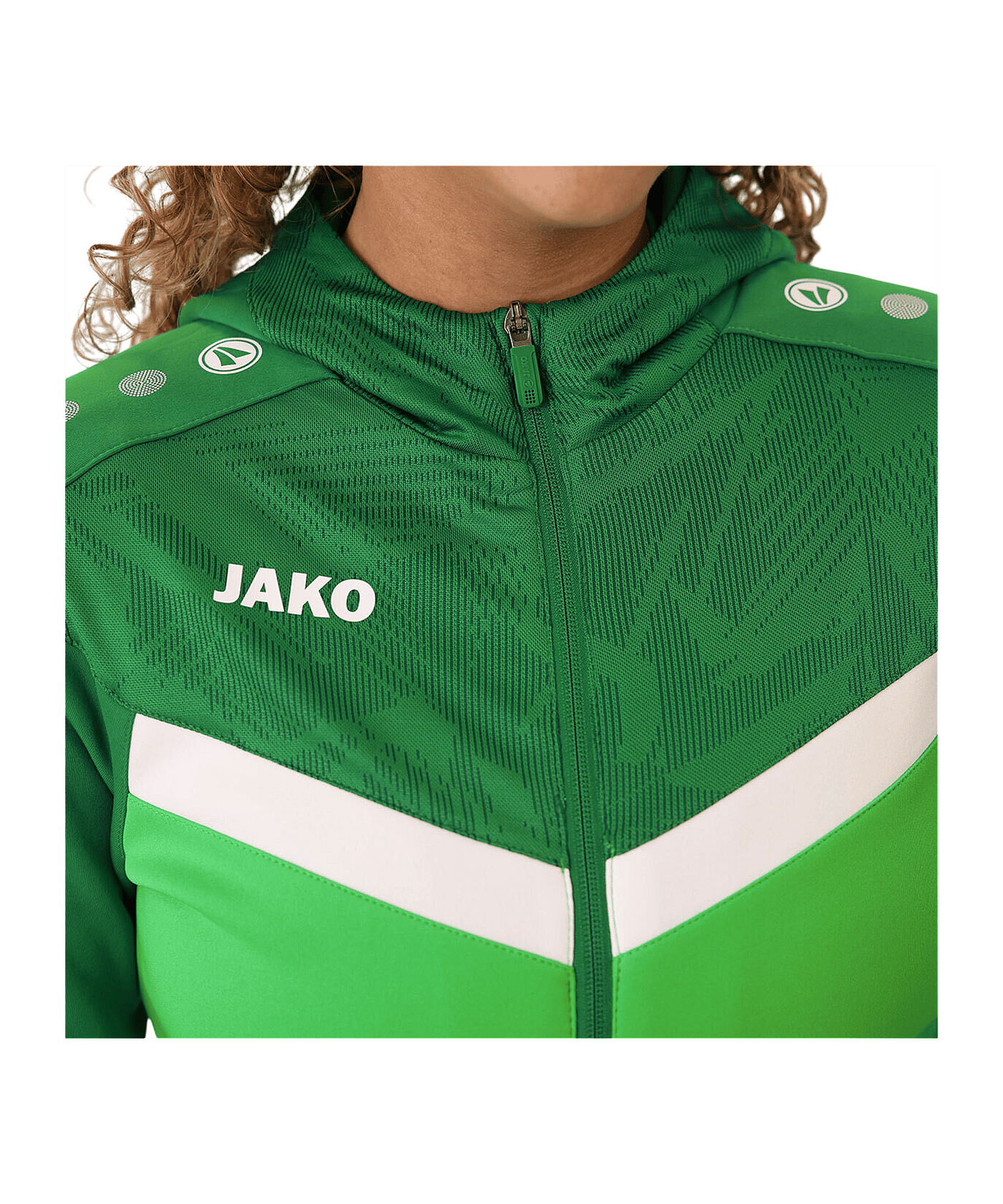 JAKO Iconic Kapuzenjacke Damen Grün F222 |