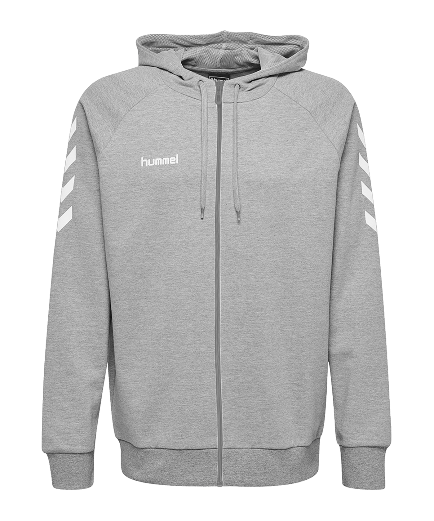Hummel Cotton Kapuzenjacke F2006 | grau - grau