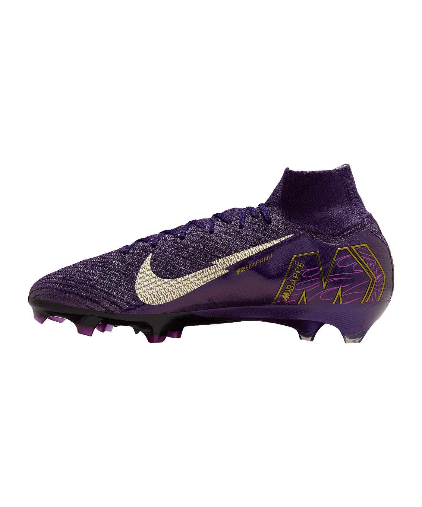 Nike Air Zoom Mercurial Superfly X Elite FG Kylian Mbappe Signature Lila F500 - lila