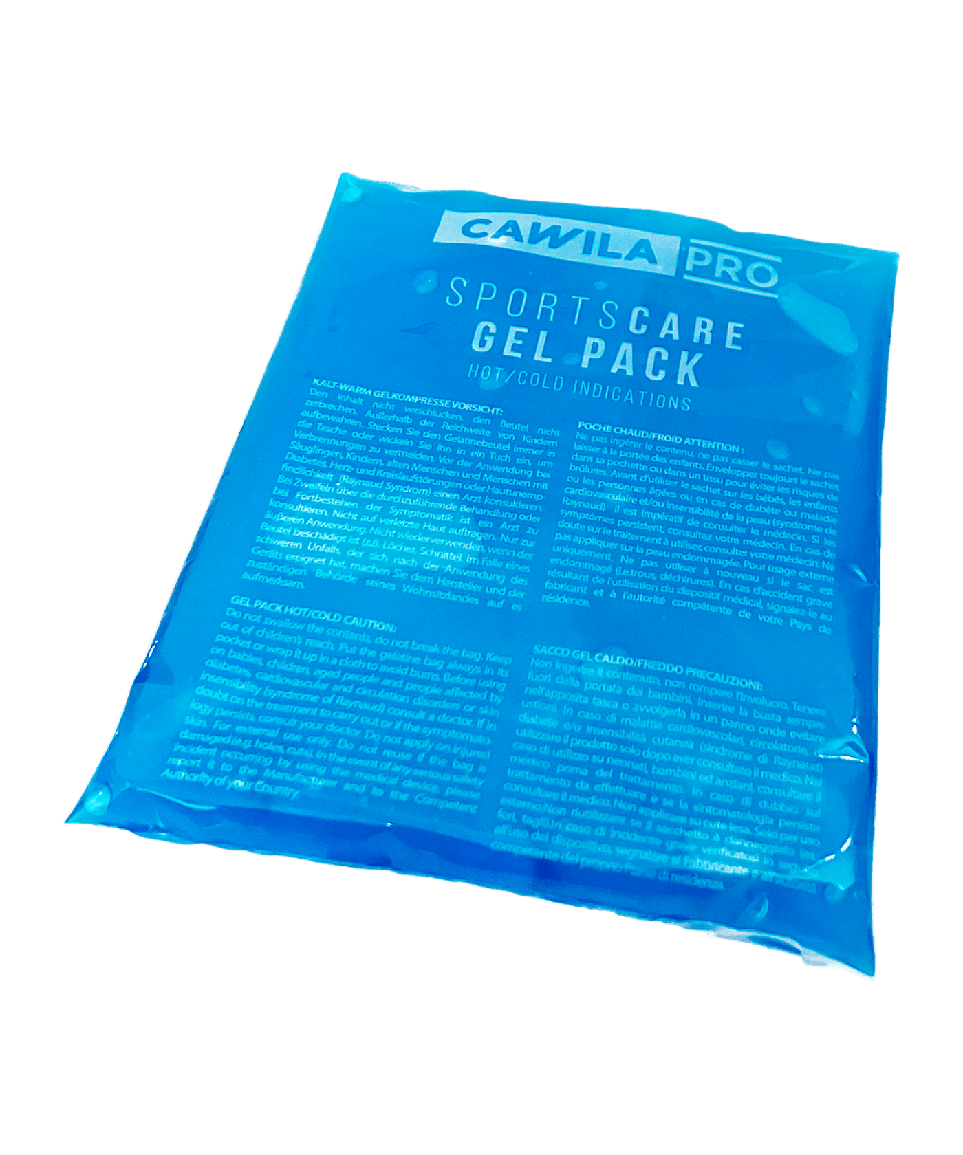 Cawila PRO Sportscare GEL PACK | 10er Set | 14 x 18 cm - weiss