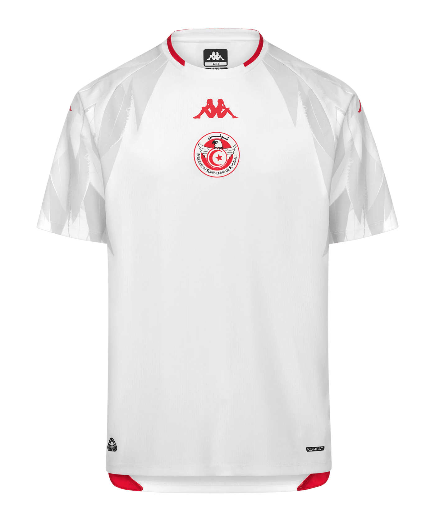 Kappa FTF Tunesien Trikot Home WM 2026 Weiß - weiss