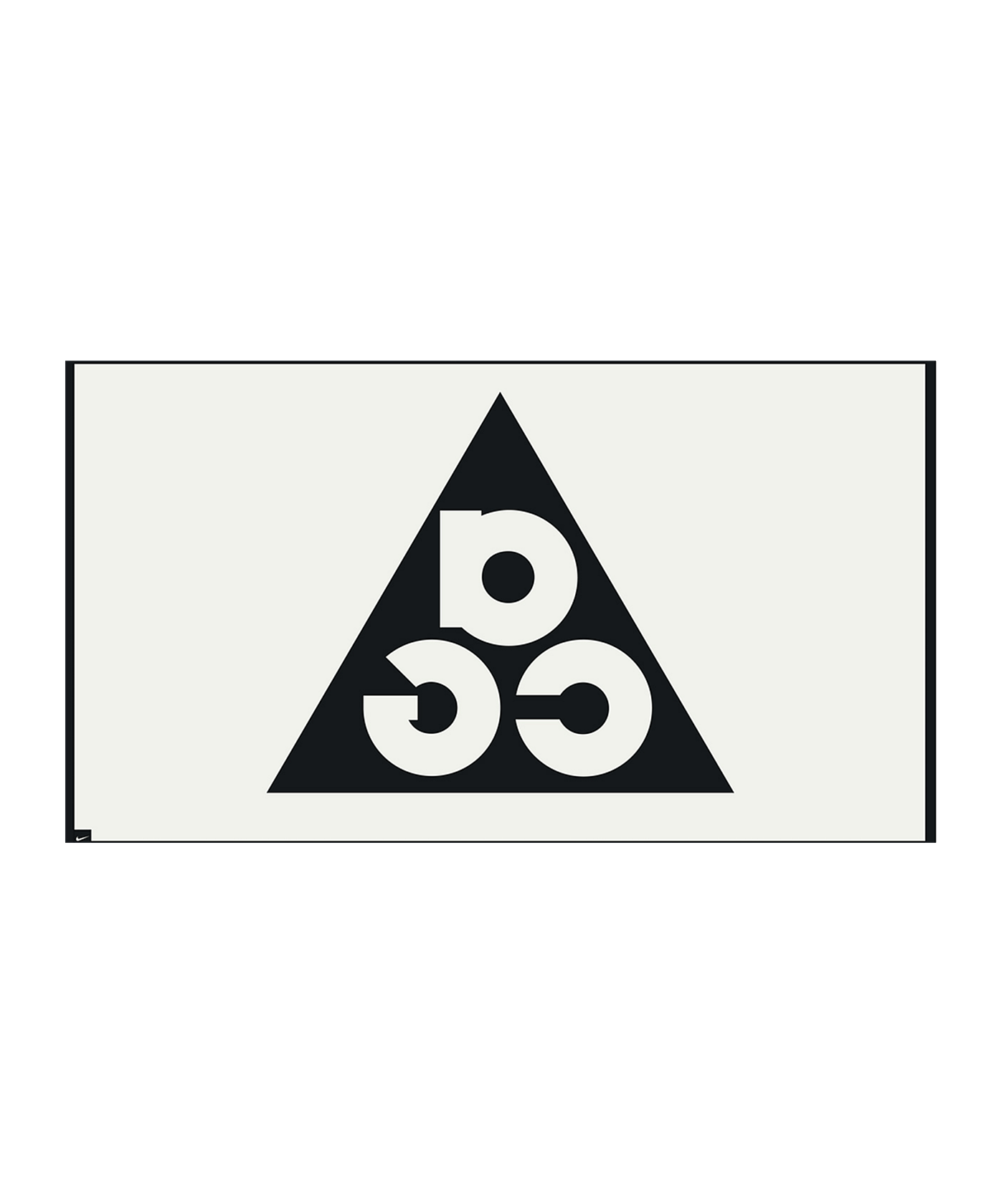 Nike ACG Handtuch Schwarz Weiss F012 - schwarz