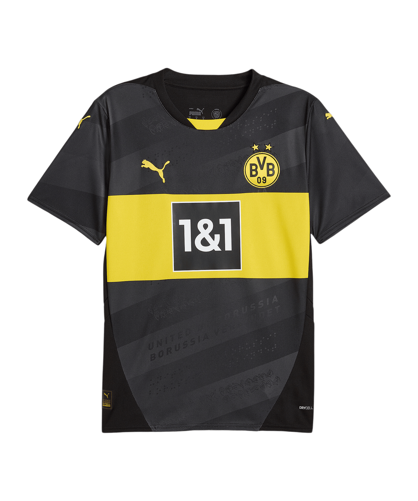 PUMA BVB Dortmund Trikot Away 2024/2025 Schwarz F02 - schwarz