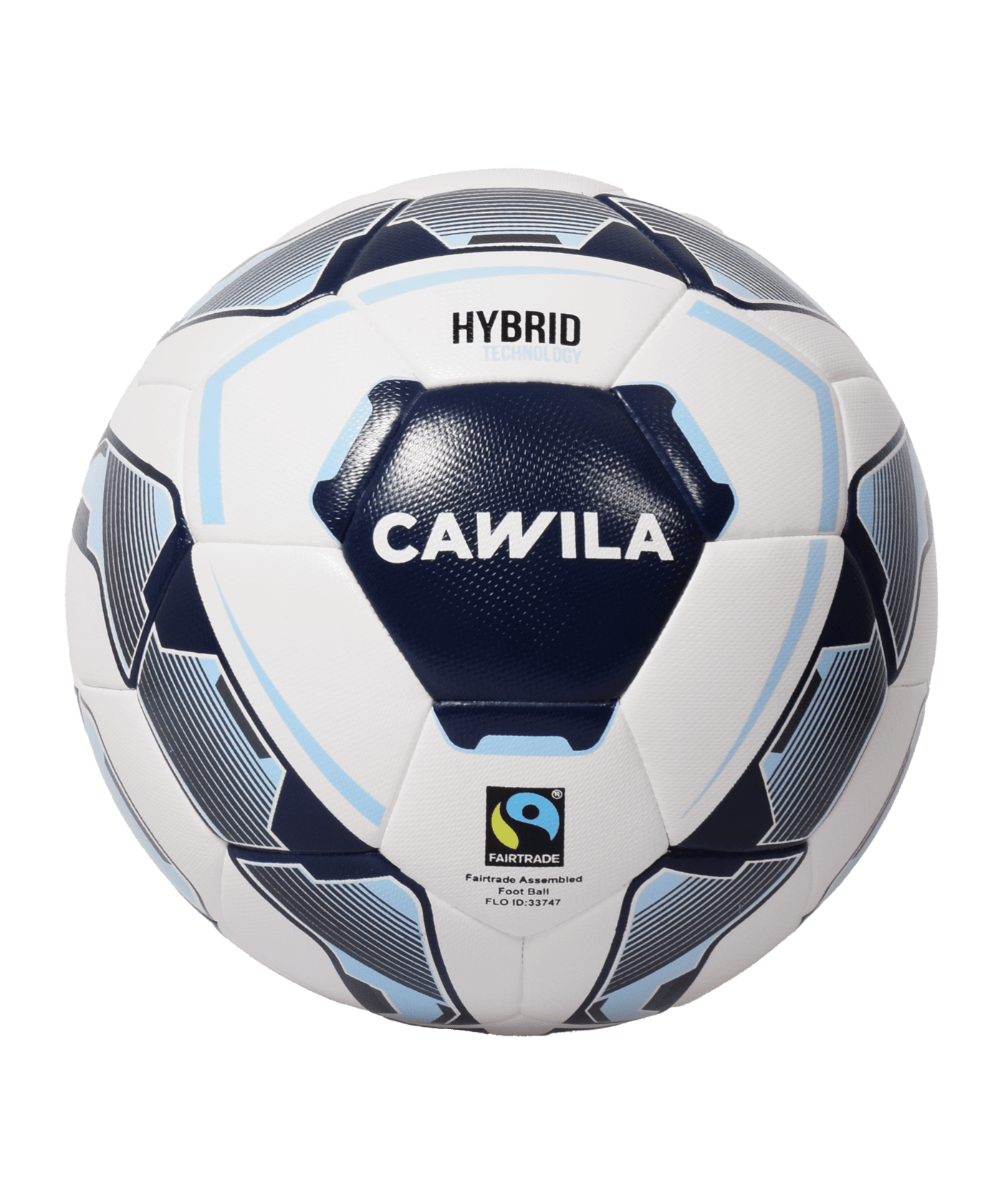 Cawila Light-Fußball MISSION HYBRID LITE | Fairtrade 350g | Gr.5 - weiss