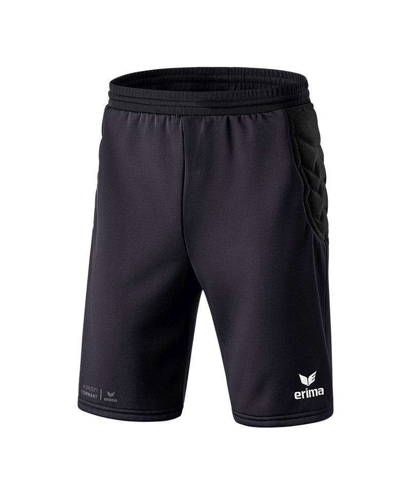 Erima Torwartshort Hose kurz Kids Schwarz - schwarz