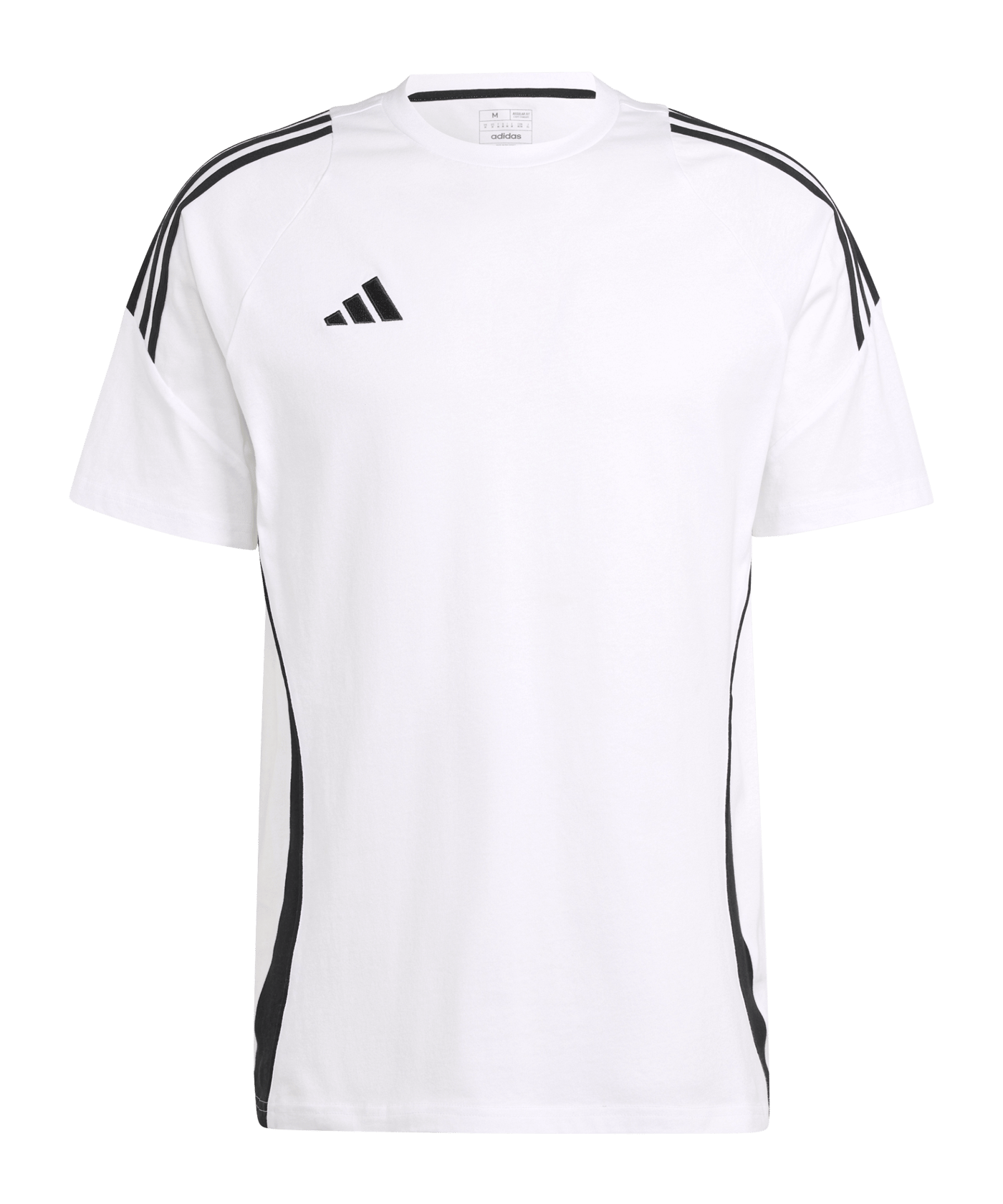adidas Tiro 24 T-Shirt Weiss Schwarz - weiss