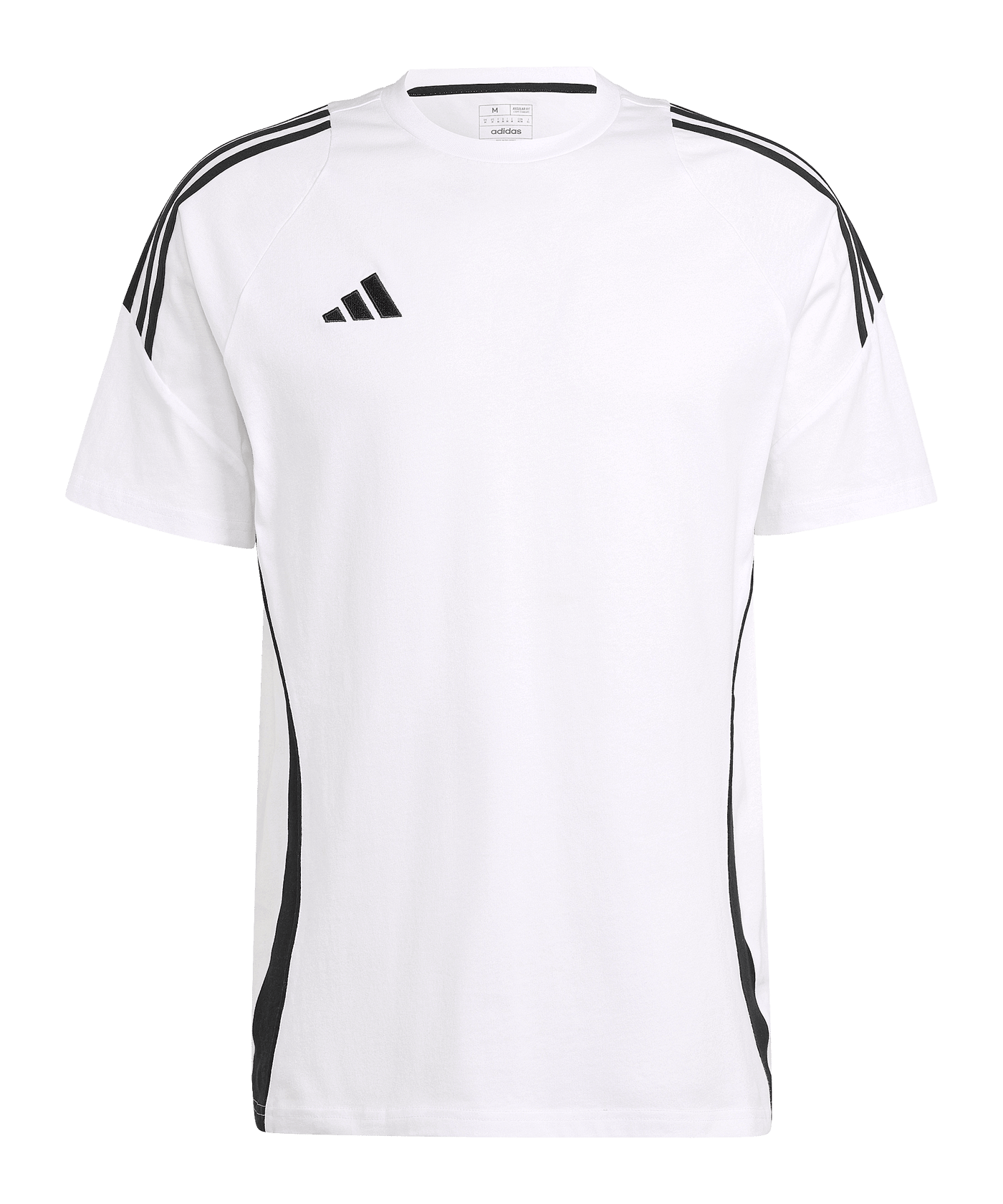 adidas Tiro 24 T-Shirt Weiss Schwarz - weiss