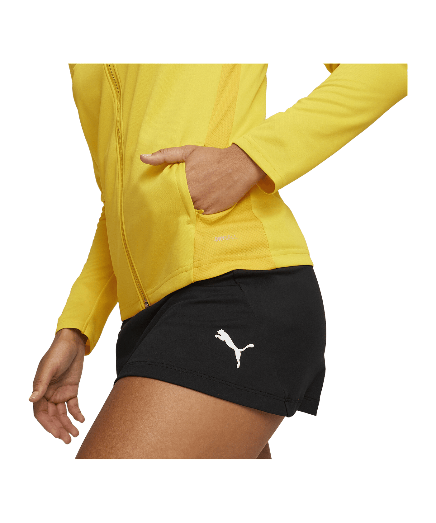 PUMA teamGOAL Trainingsjacke Damen Gelb F07 - gelb