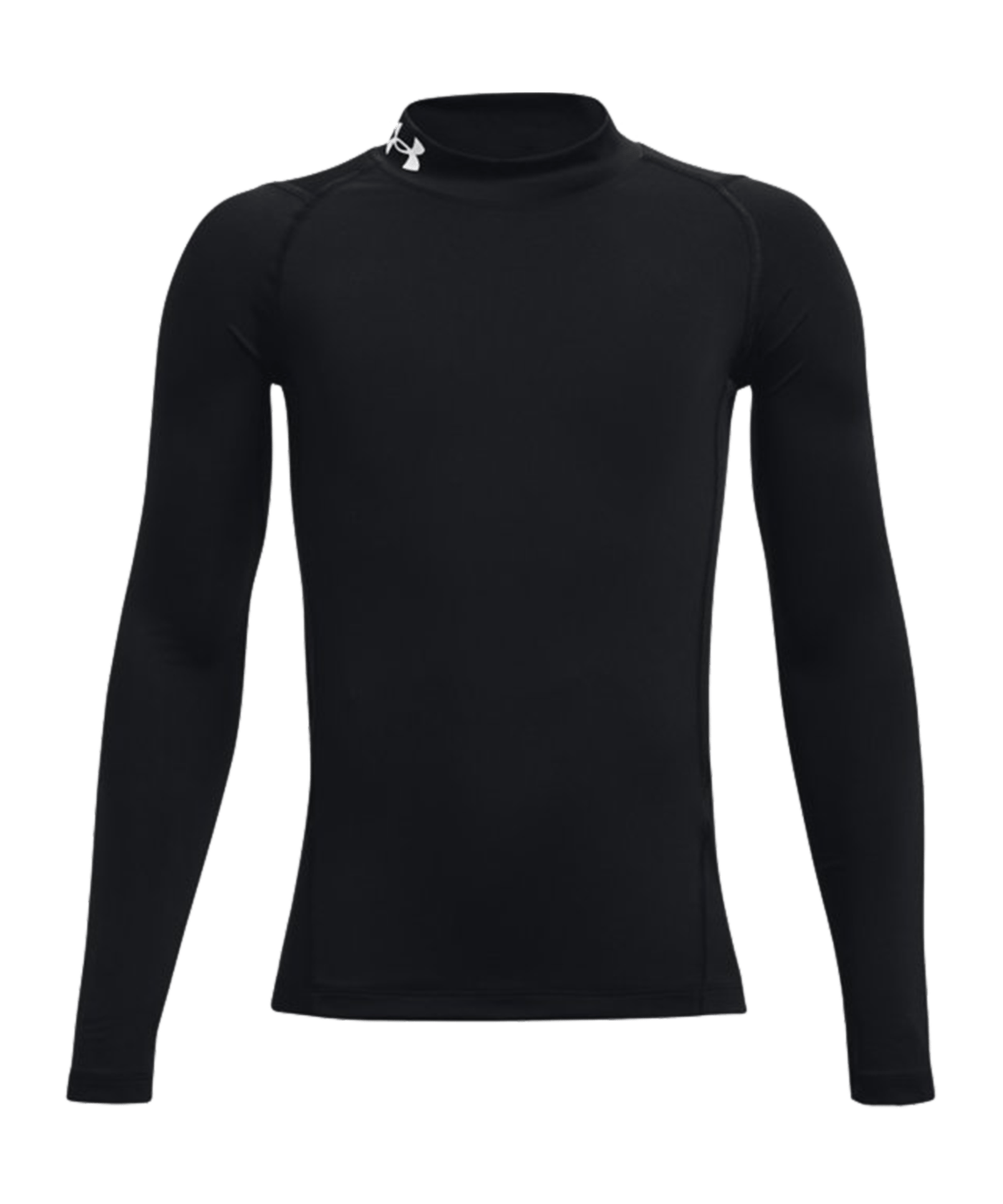Under Armour HeatGear Mock langarm Kids F001 - schwarz