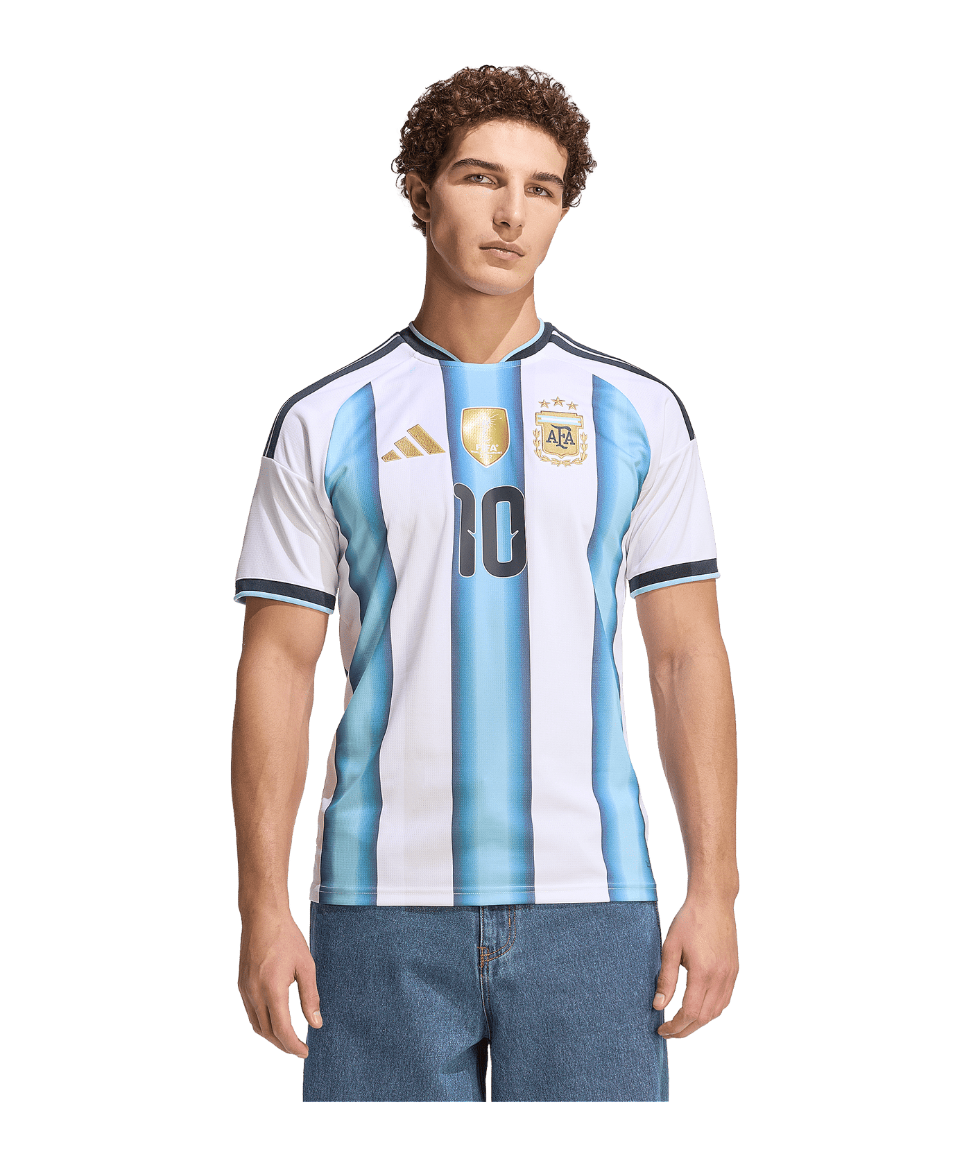 adidas Argentinien Messi Trikot Home WM 2026 Weiß | - weiss