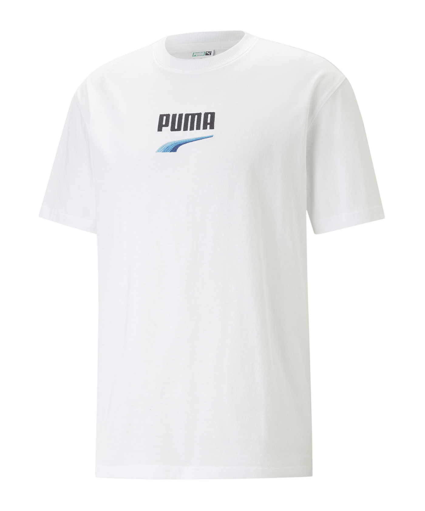 PUMA DOWNTOWN Logo T-Shirt Weiss F52 - weiss