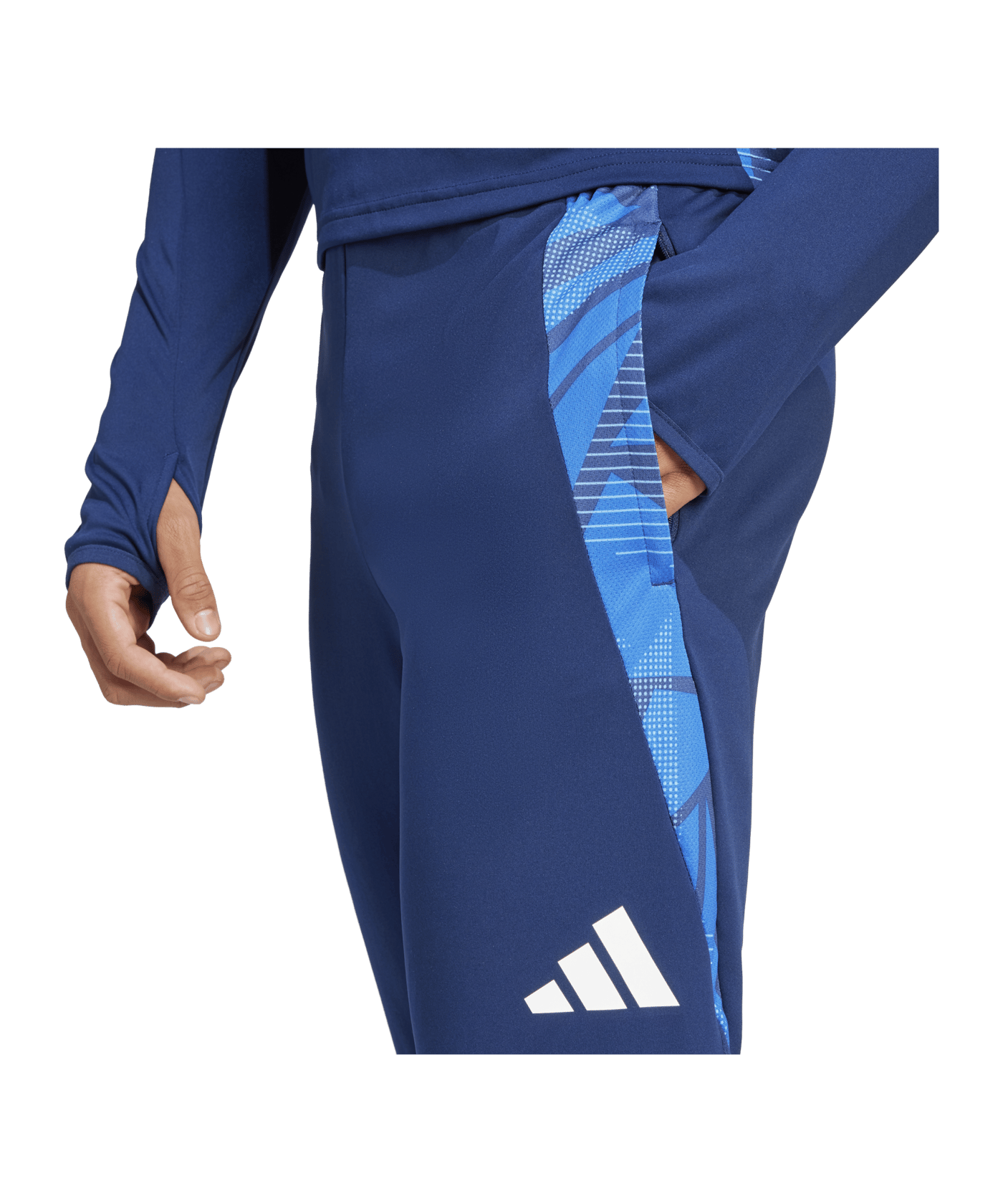 adidas Tiro 24 Competition Trainingshose Blau - blau