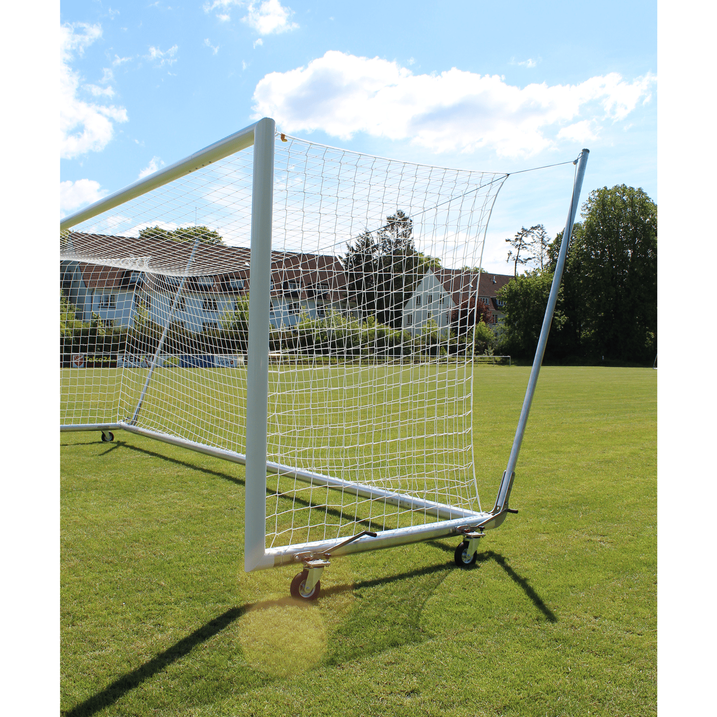 Stadiontor 7,32 x 2,44 m Weiss | - weiss