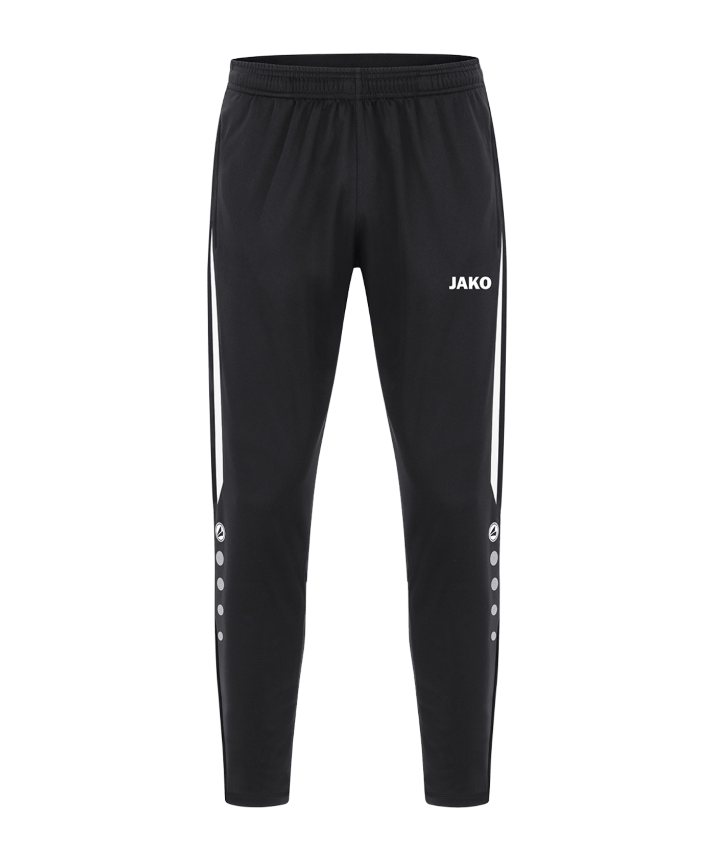 JAKO Power Polyesterhose Kids Schwarz Weiss F802 - schwarz