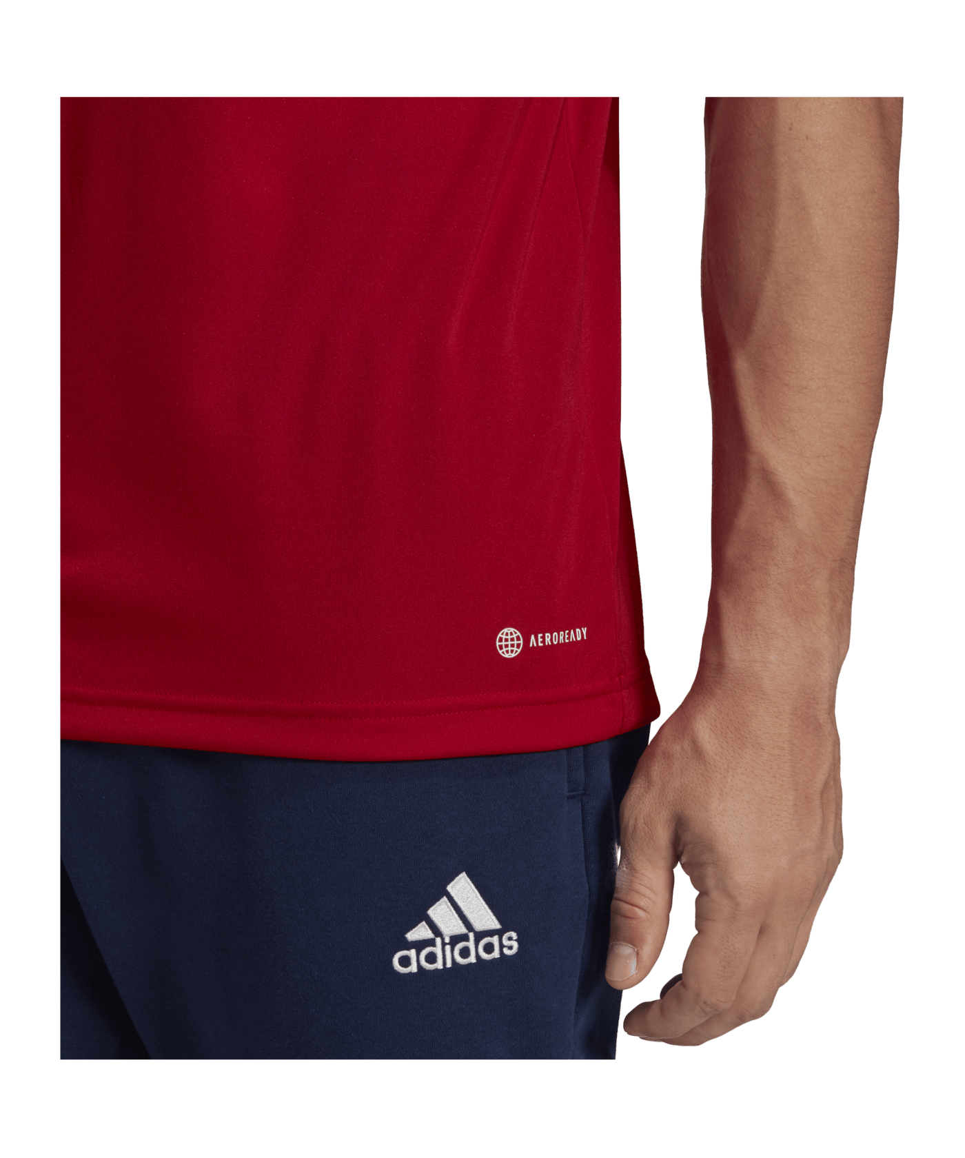 adidas Entrada 22 Poloshirt Rot - rot