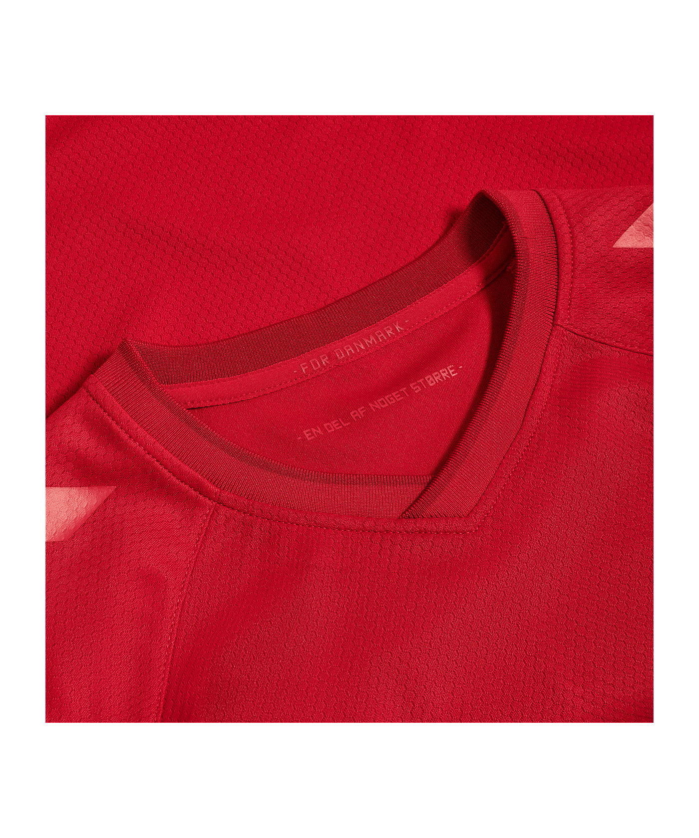 Hummel DBU Dänemark Trikot langarm Home WM 2022 Kids Rot F3365 - rot